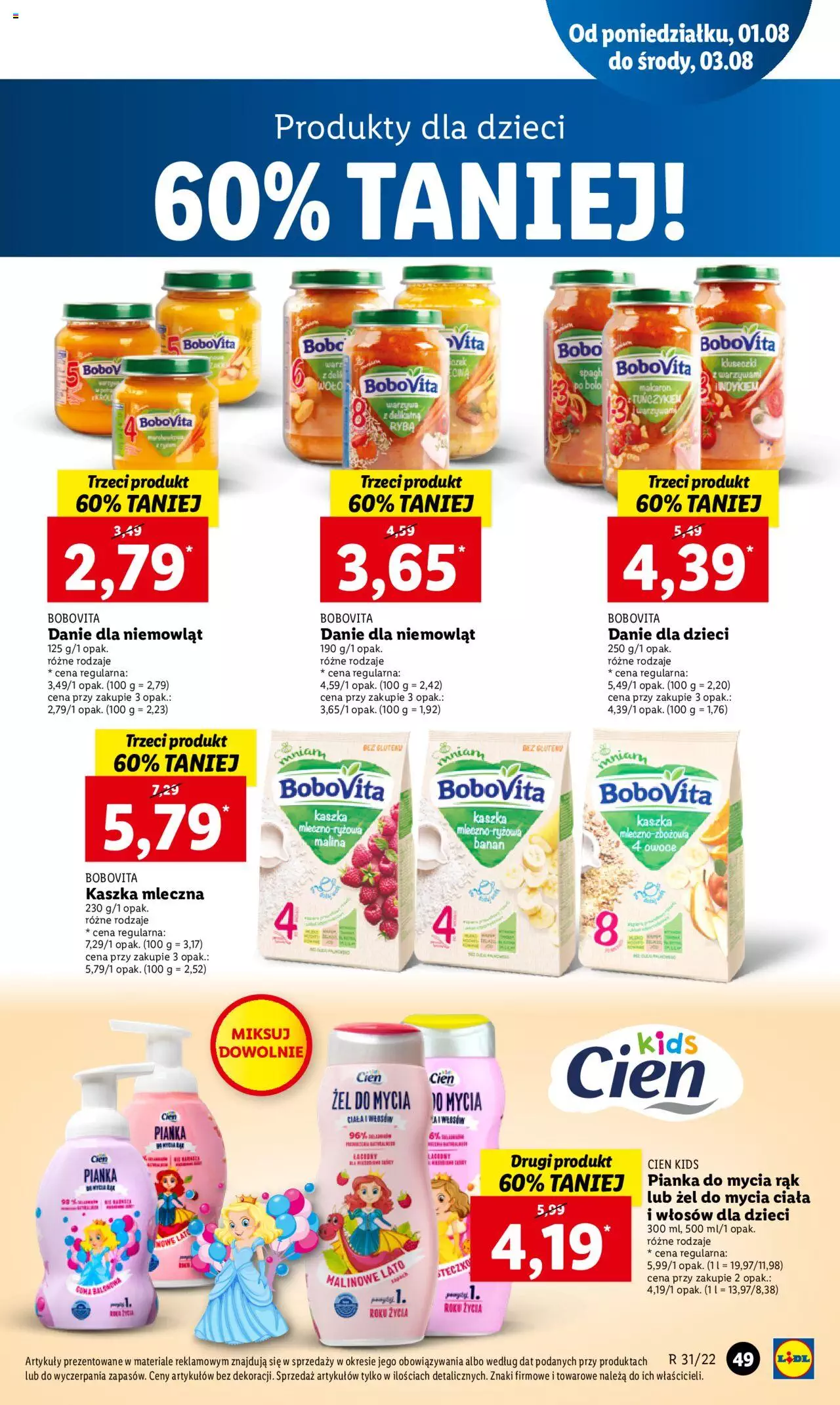 Lidl gazetka ważna od 01.08.2022 do 03.08.2022 strona 51
