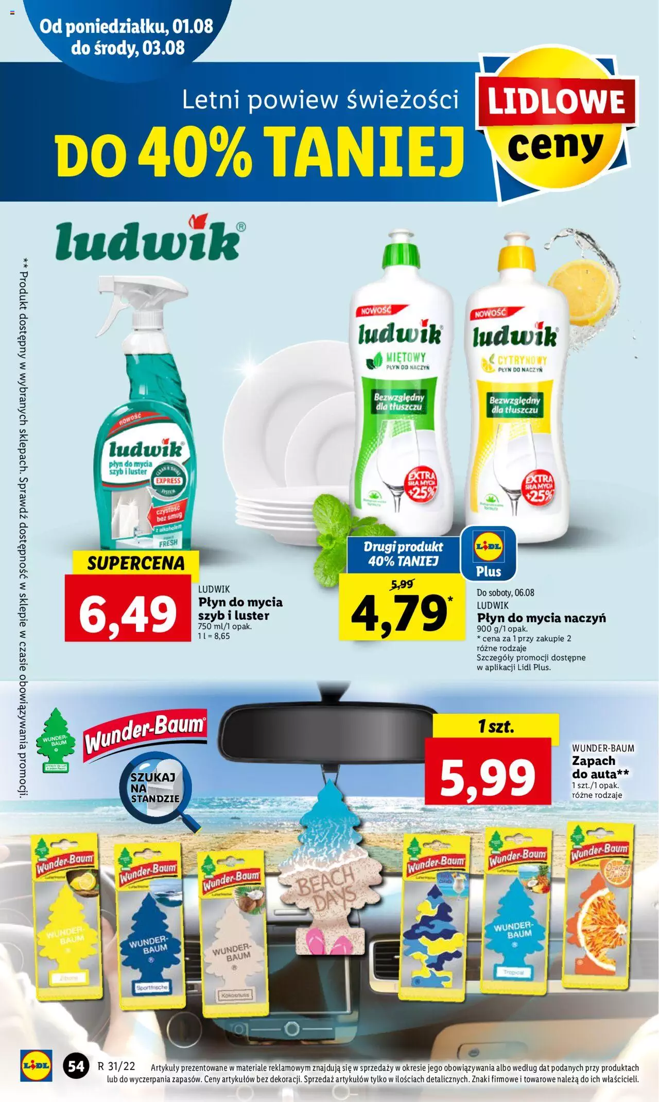 Lidl gazetka ważna od 01.08.2022 do 03.08.2022 strona 56