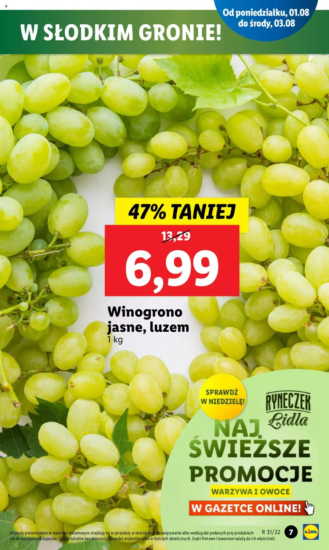 Lidl gazetka ważna od 01.08.2022 do 03.08.2022 strona 7