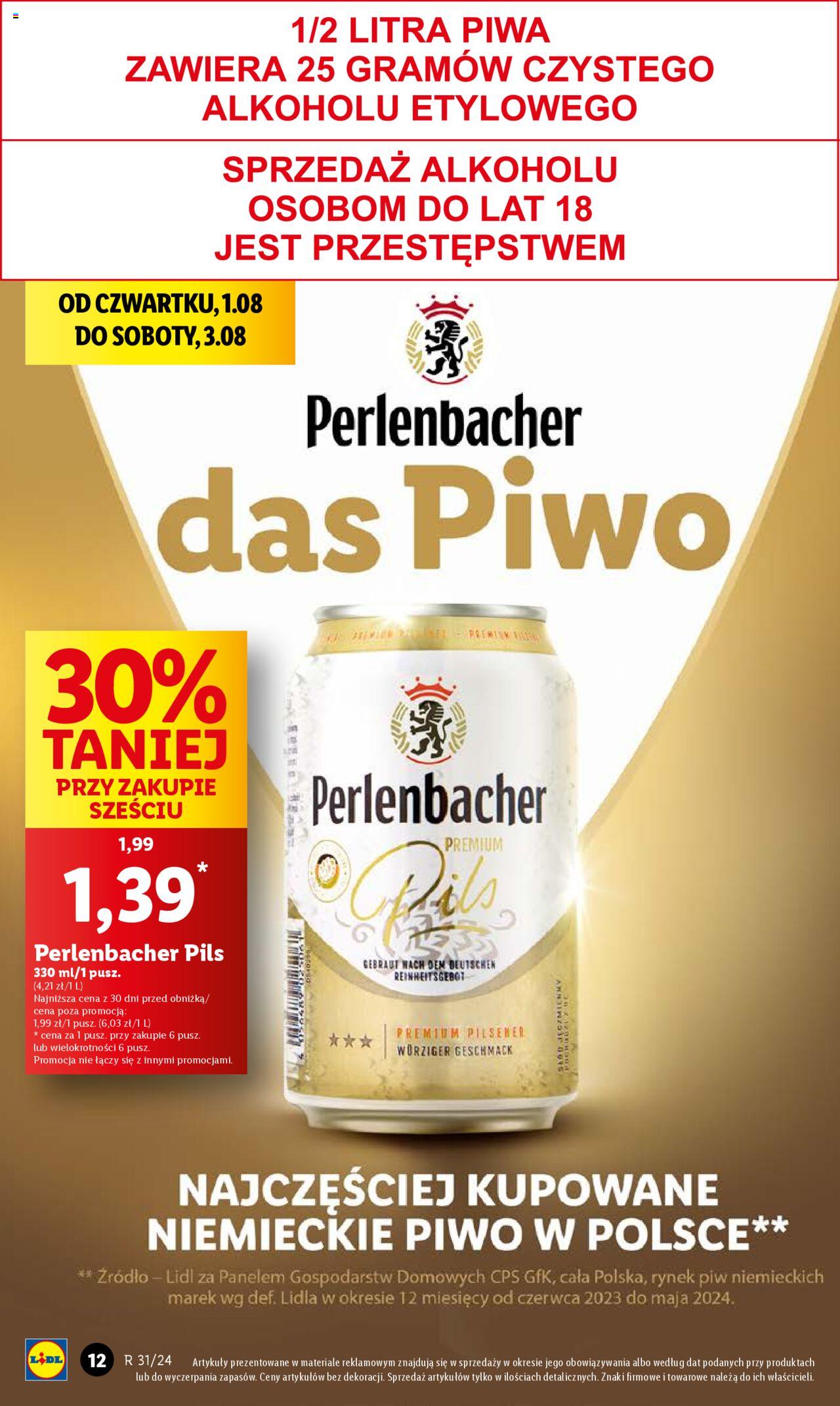 LIDL gazetka ważna od 01.08.2024 do 03.08.2024 strona 14