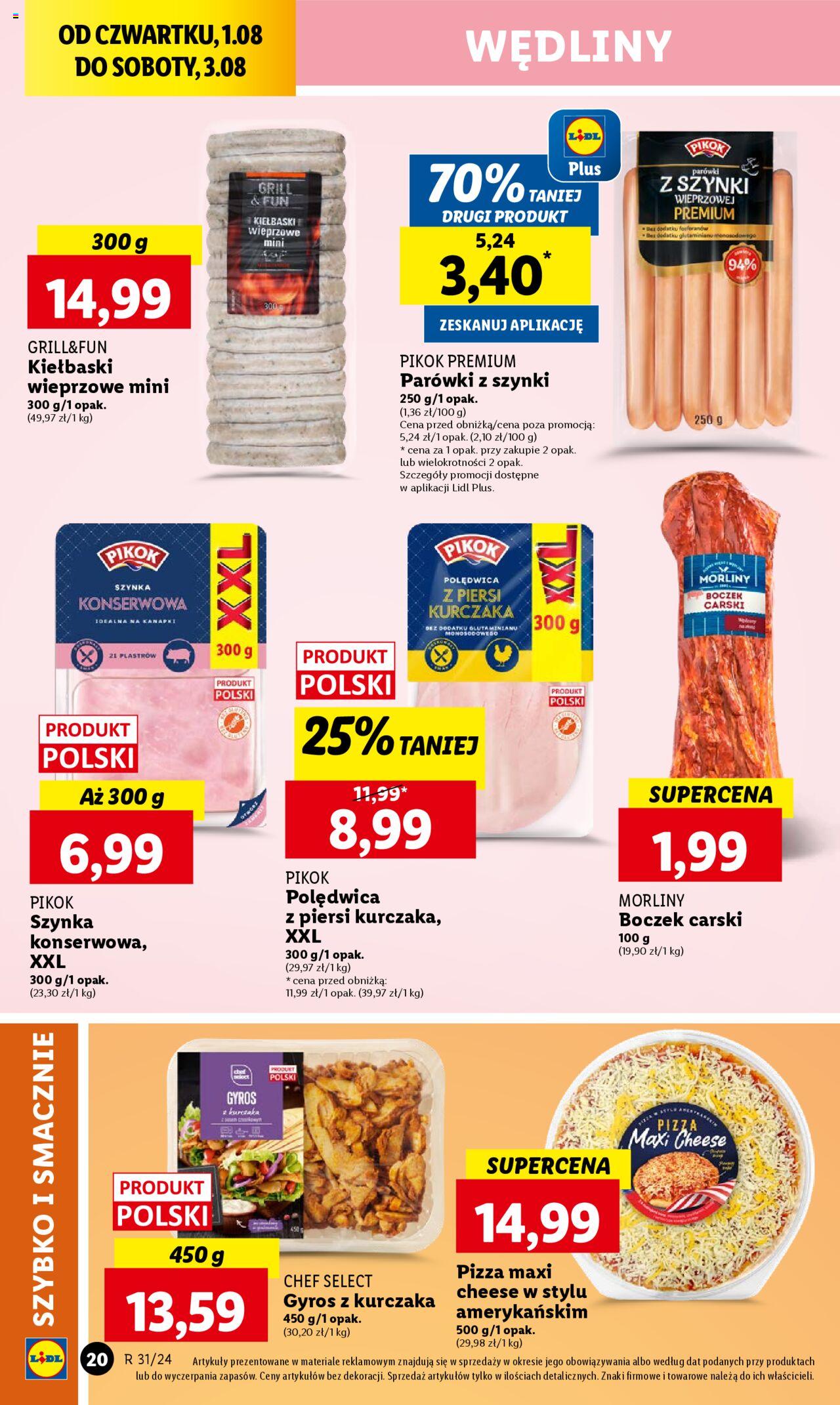 LIDL gazetka ważna od 01.08.2024 do 03.08.2024 strona 24
