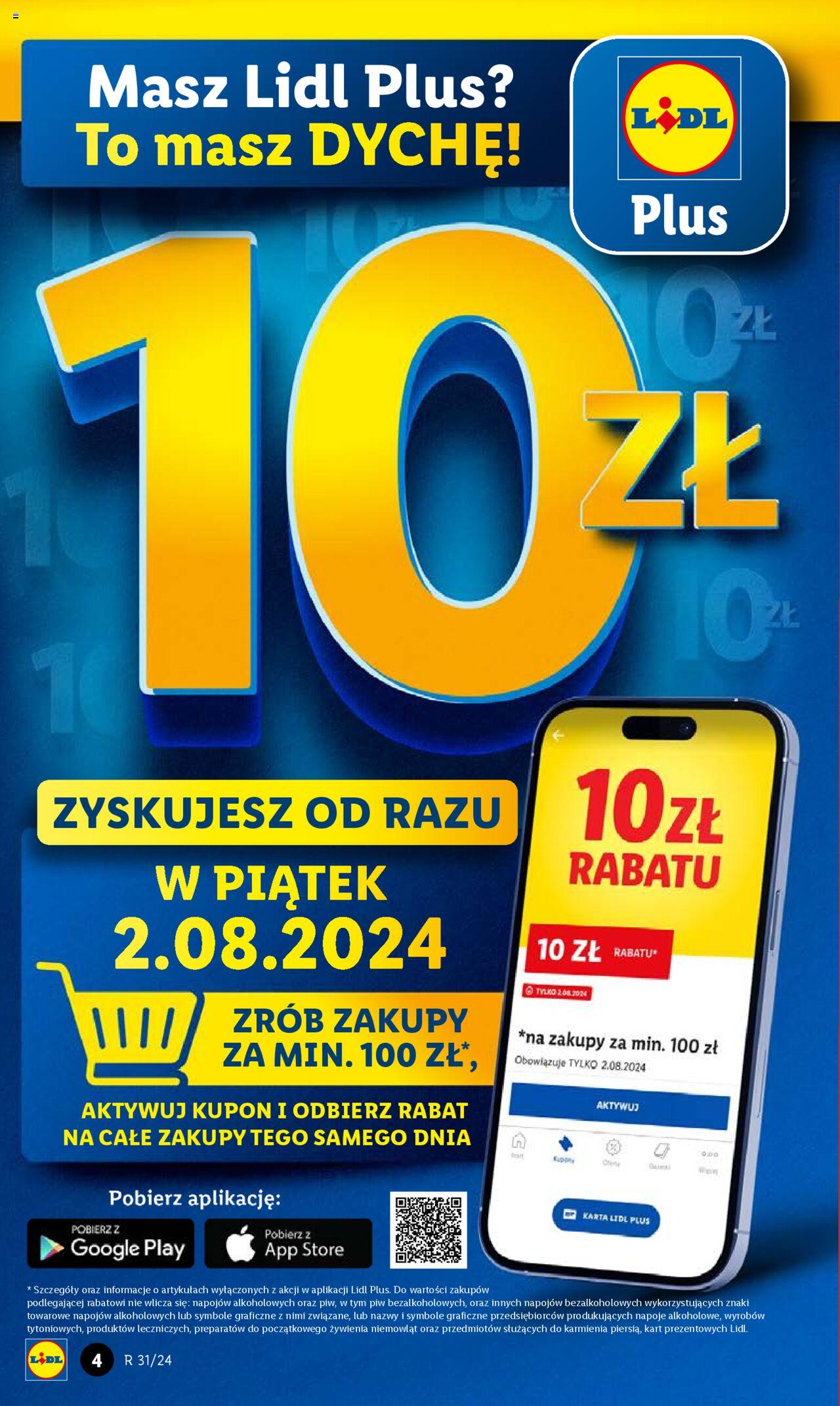 LIDL gazetka ważna od 01.08.2024 do 03.08.2024 strona 4