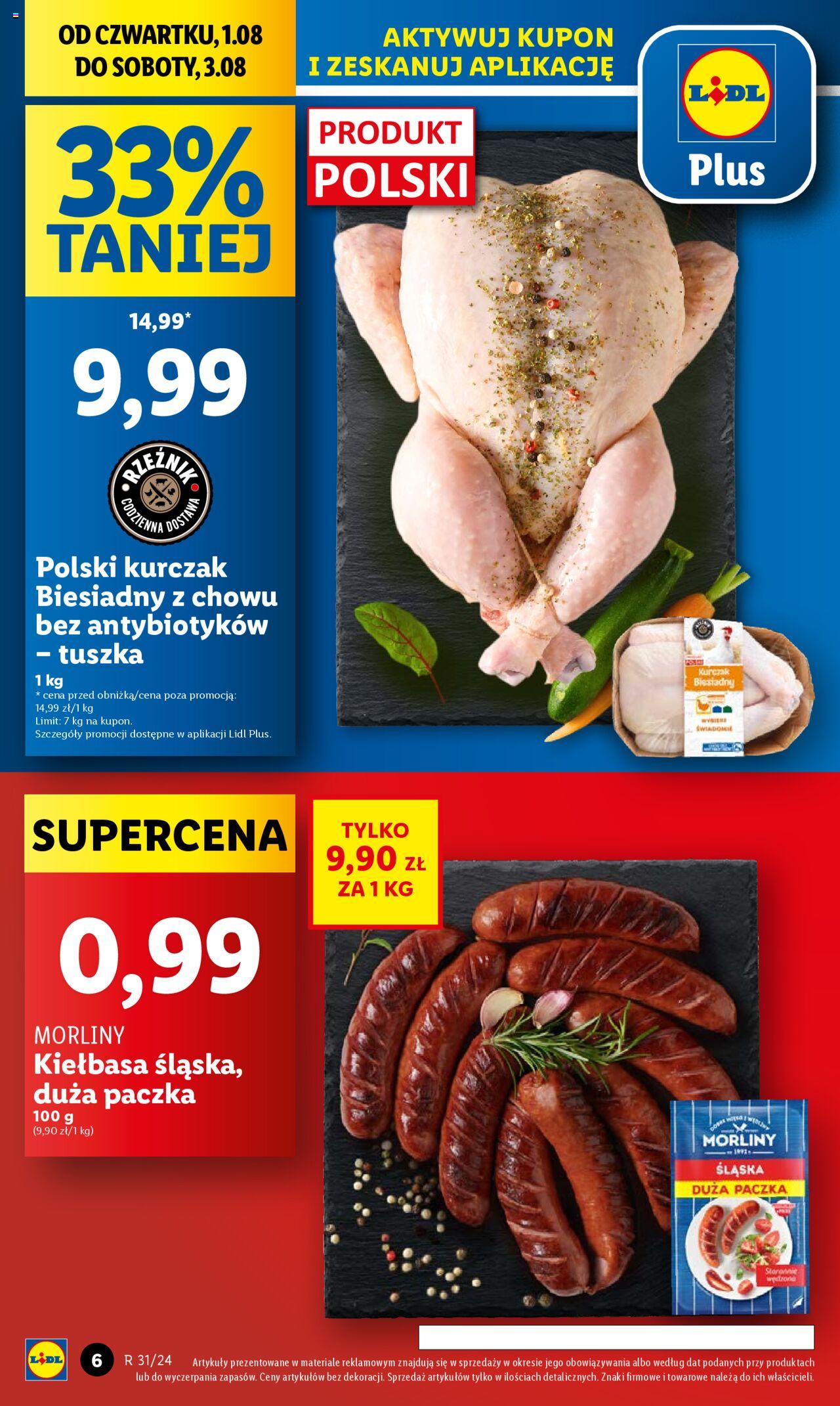 LIDL gazetka ważna od 01.08.2024 do 03.08.2024 strona 6