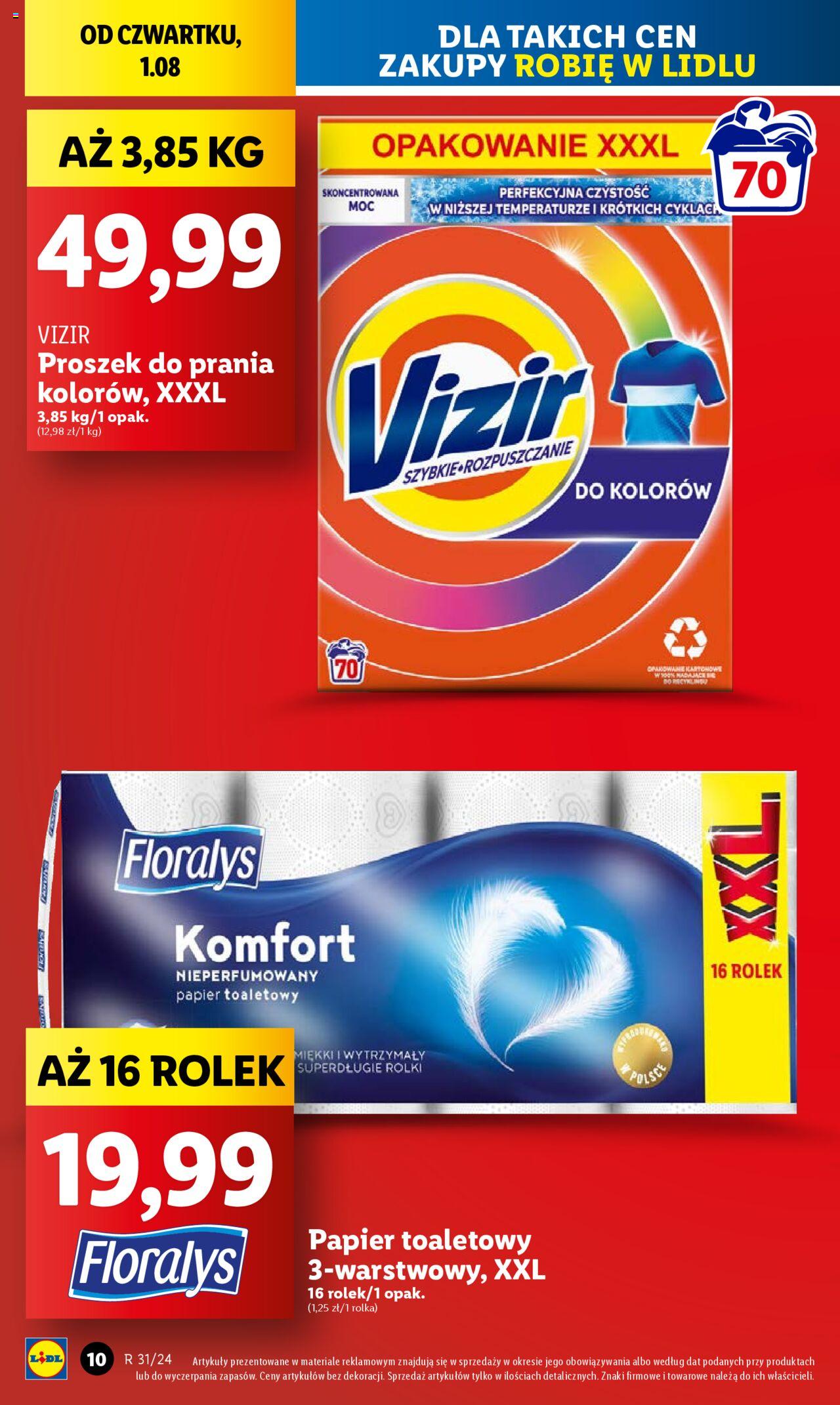 LIDL gazetka ważna od 01.08.2024 do 03.08.2024 strona 10