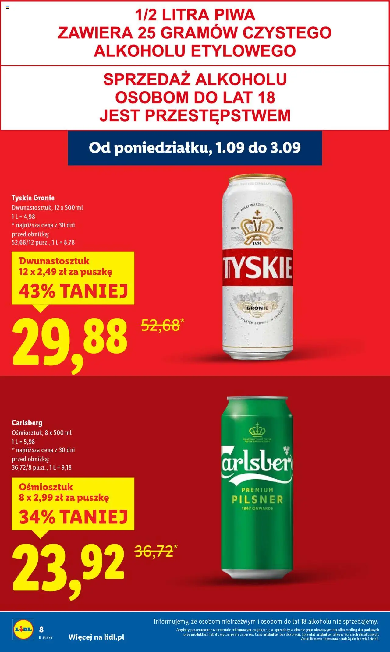 LIDL gazetka ważna od 01.09.2025 do 03.09.2025 strona 8