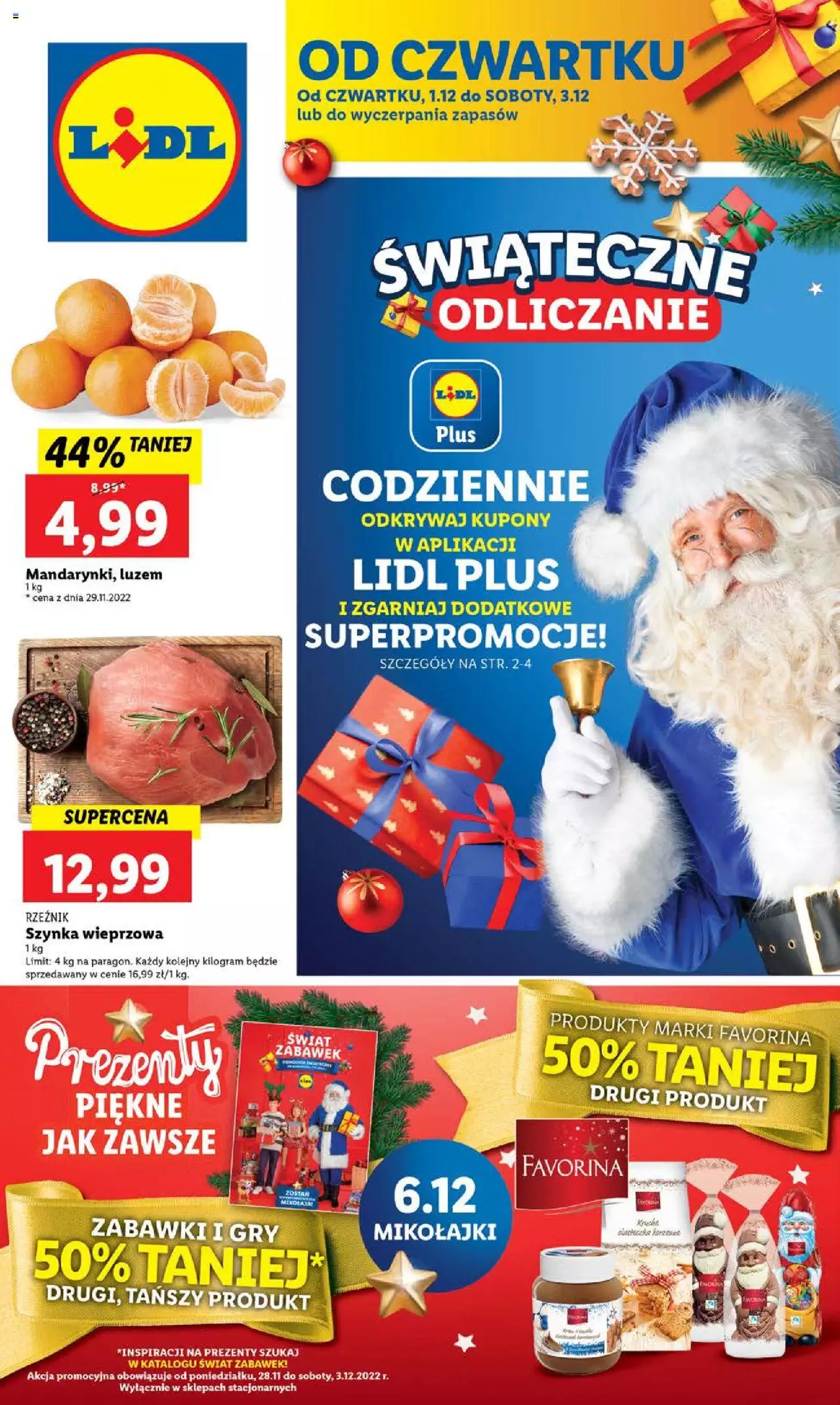 Lidl Gazetka ważna od 01.12.2022 do 03.12.2022 strona 1