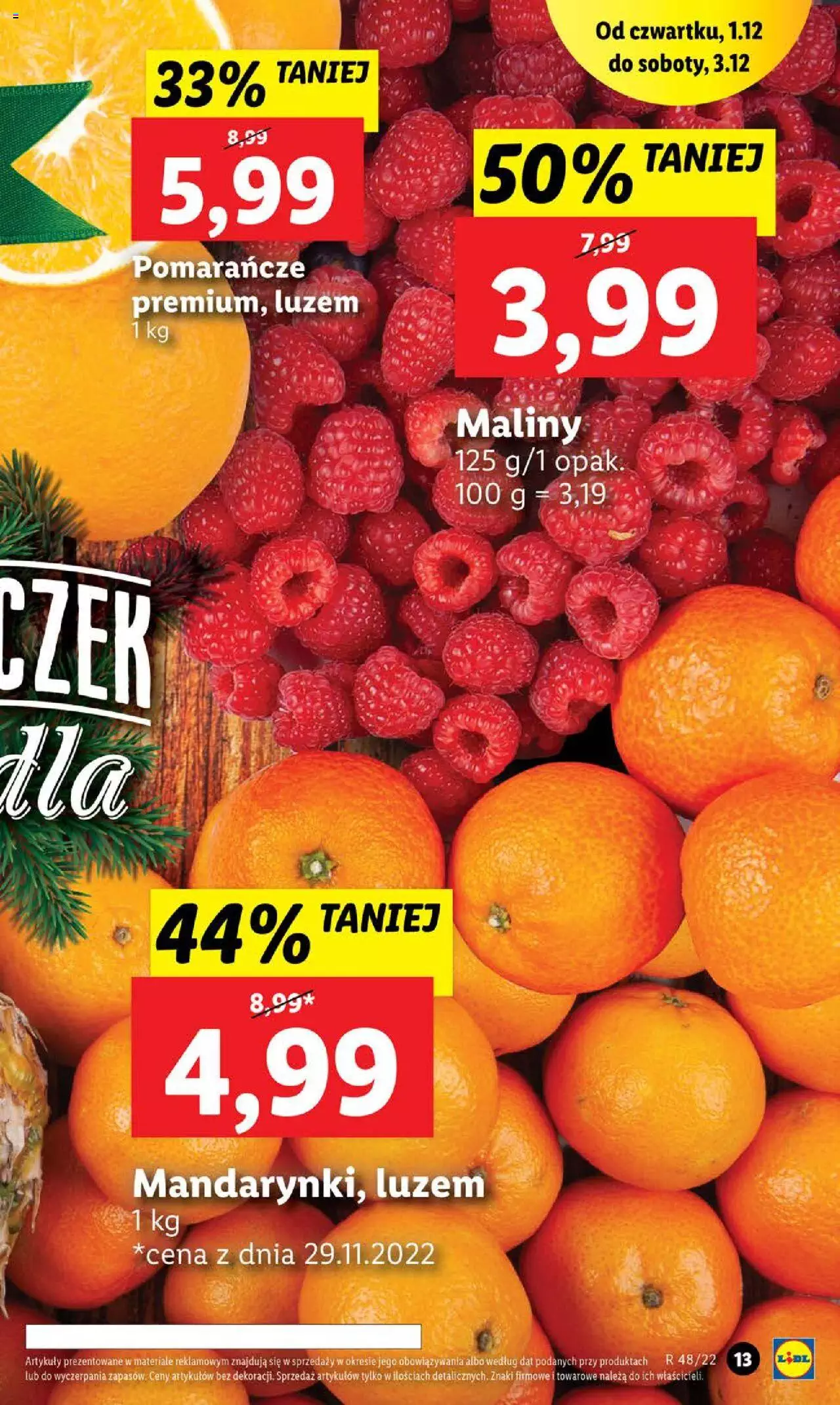 Lidl Gazetka ważna od 01.12.2022 do 03.12.2022 strona 13