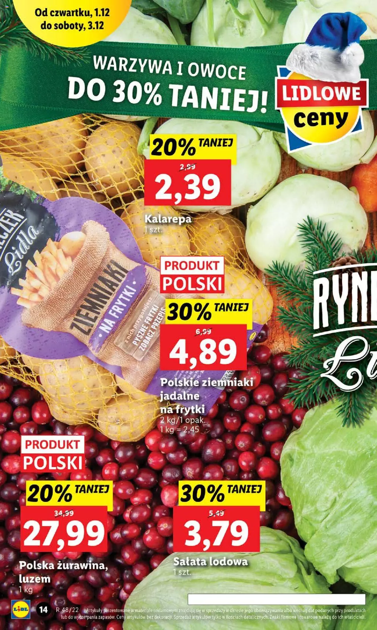 Lidl Gazetka ważna od 01.12.2022 do 03.12.2022 strona 14