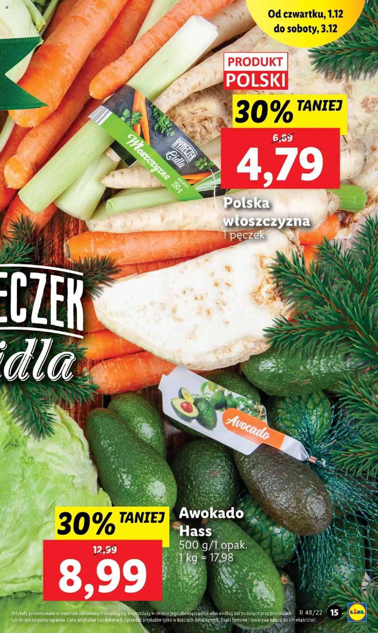 Lidl Gazetka ważna od 01.12.2022 do 03.12.2022 strona 15