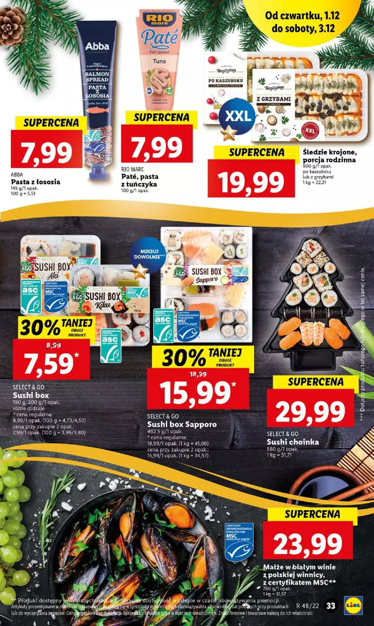 Lidl Gazetka ważna od 01.12.2022 do 03.12.2022 strona 33