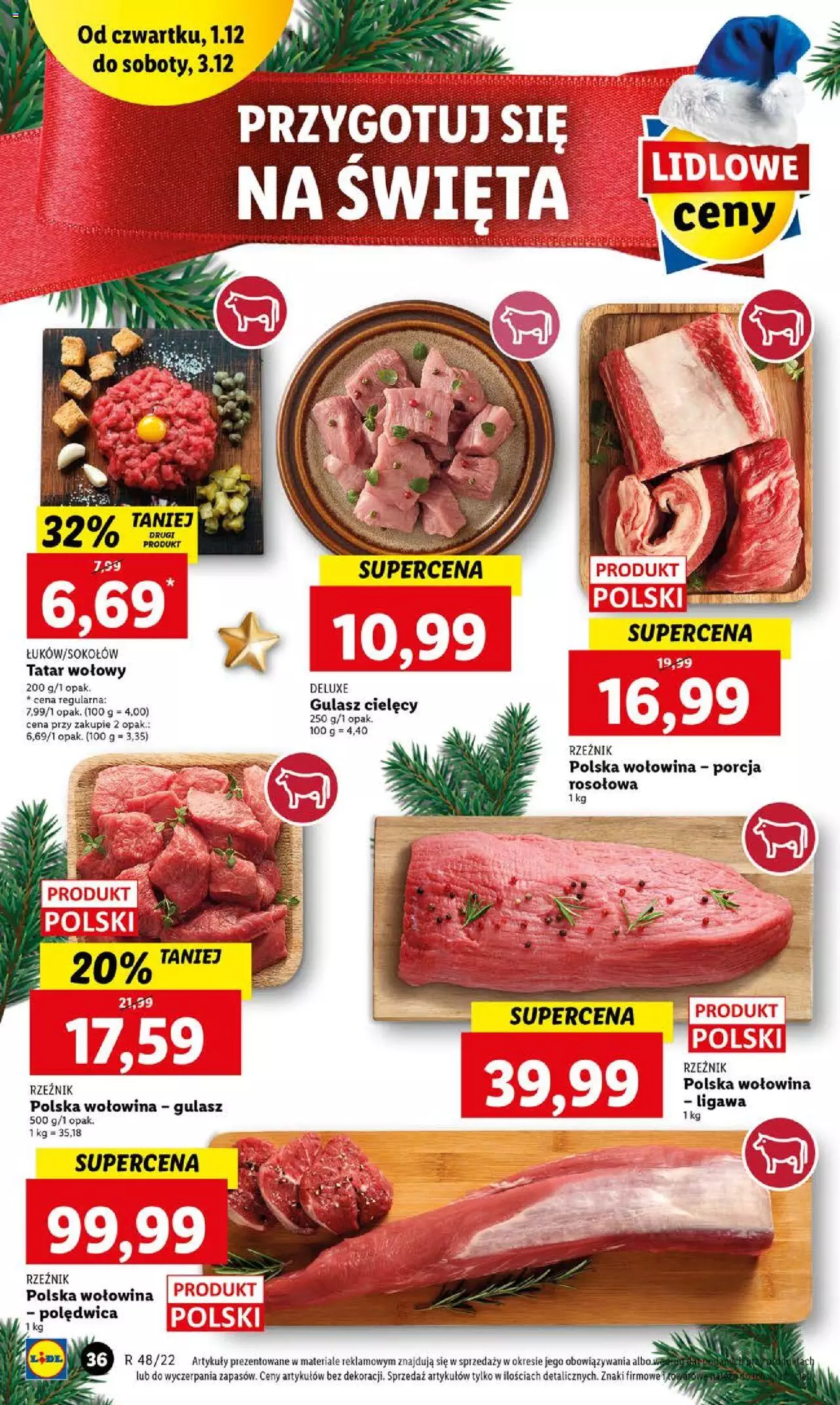 Lidl Gazetka ważna od 01.12.2022 do 03.12.2022 strona 36