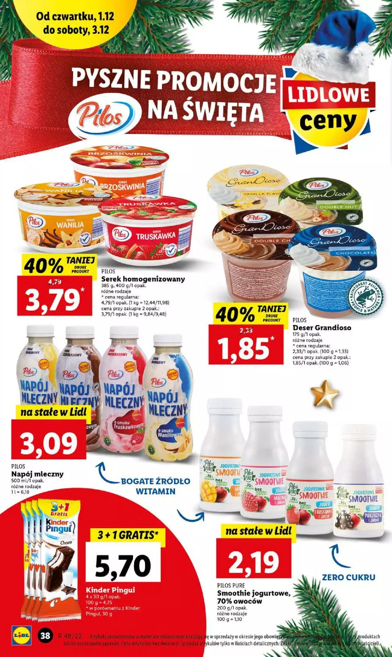 Lidl Gazetka ważna od 01.12.2022 do 03.12.2022 strona 38