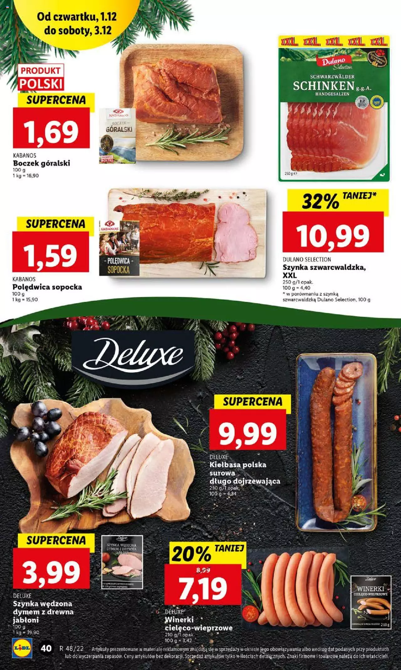 Lidl Gazetka ważna od 01.12.2022 do 03.12.2022 strona 40