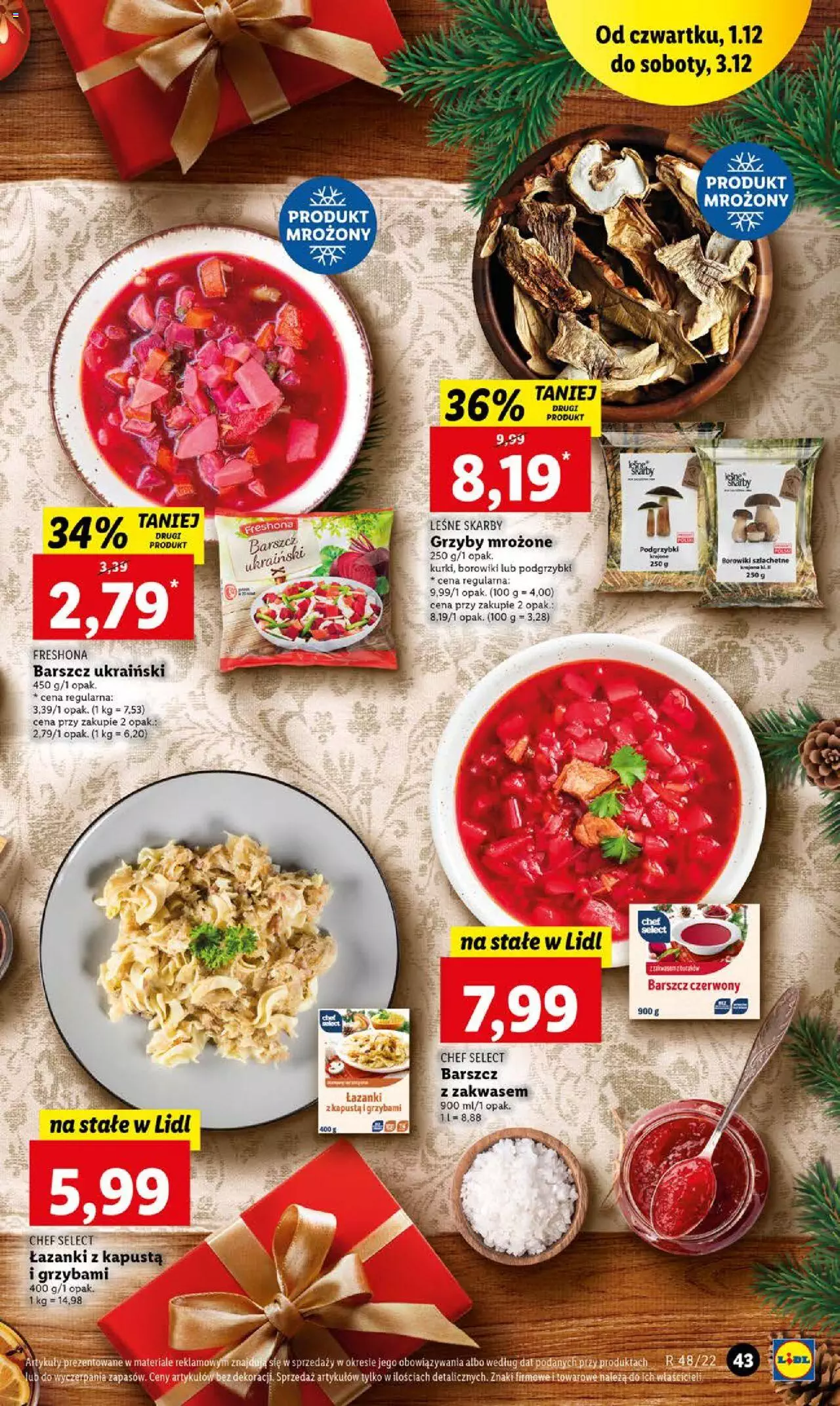 Lidl Gazetka ważna od 01.12.2022 do 03.12.2022 strona 43