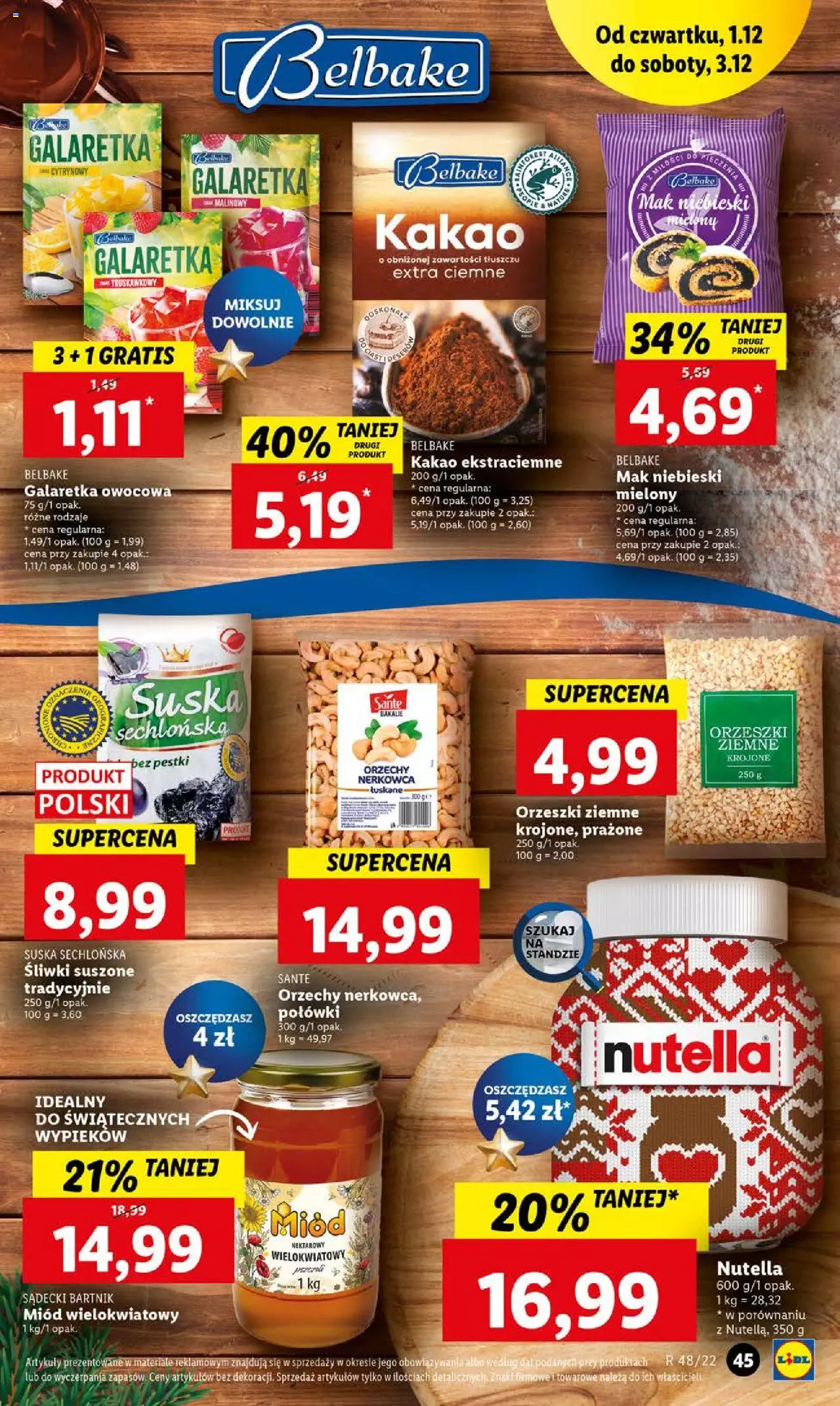 Lidl Gazetka ważna od 01.12.2022 do 03.12.2022 strona 45