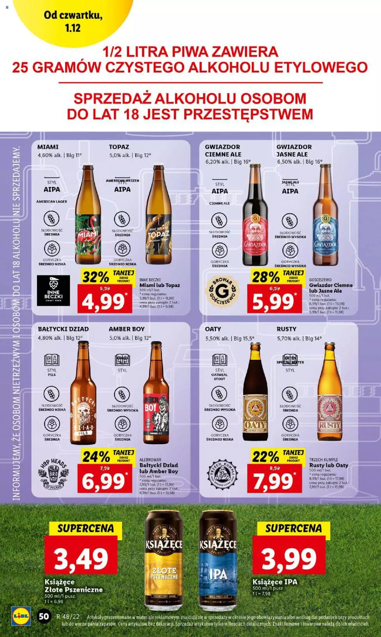 Lidl Gazetka ważna od 01.12.2022 do 03.12.2022 strona 50