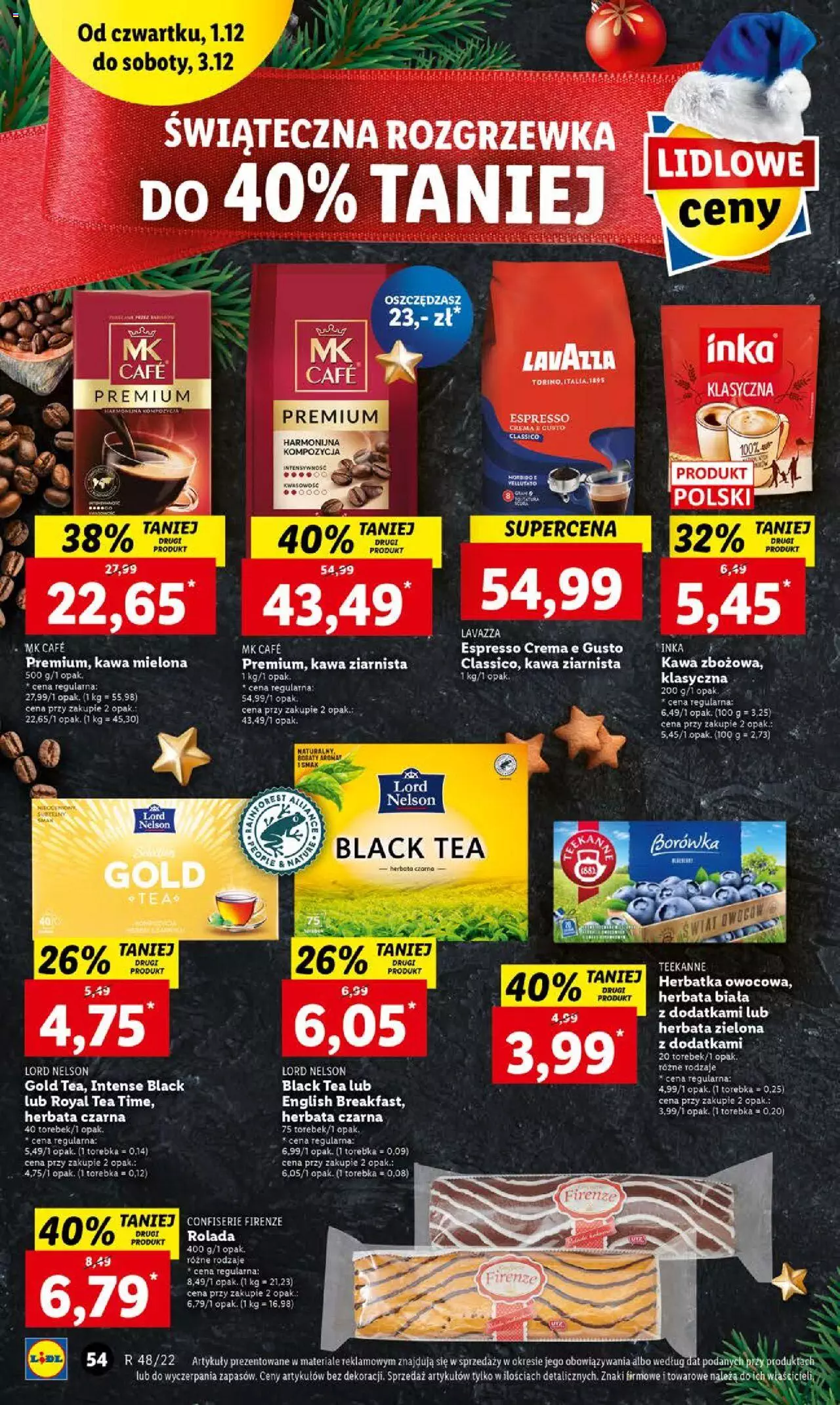 Lidl Gazetka ważna od 01.12.2022 do 03.12.2022 strona 54
