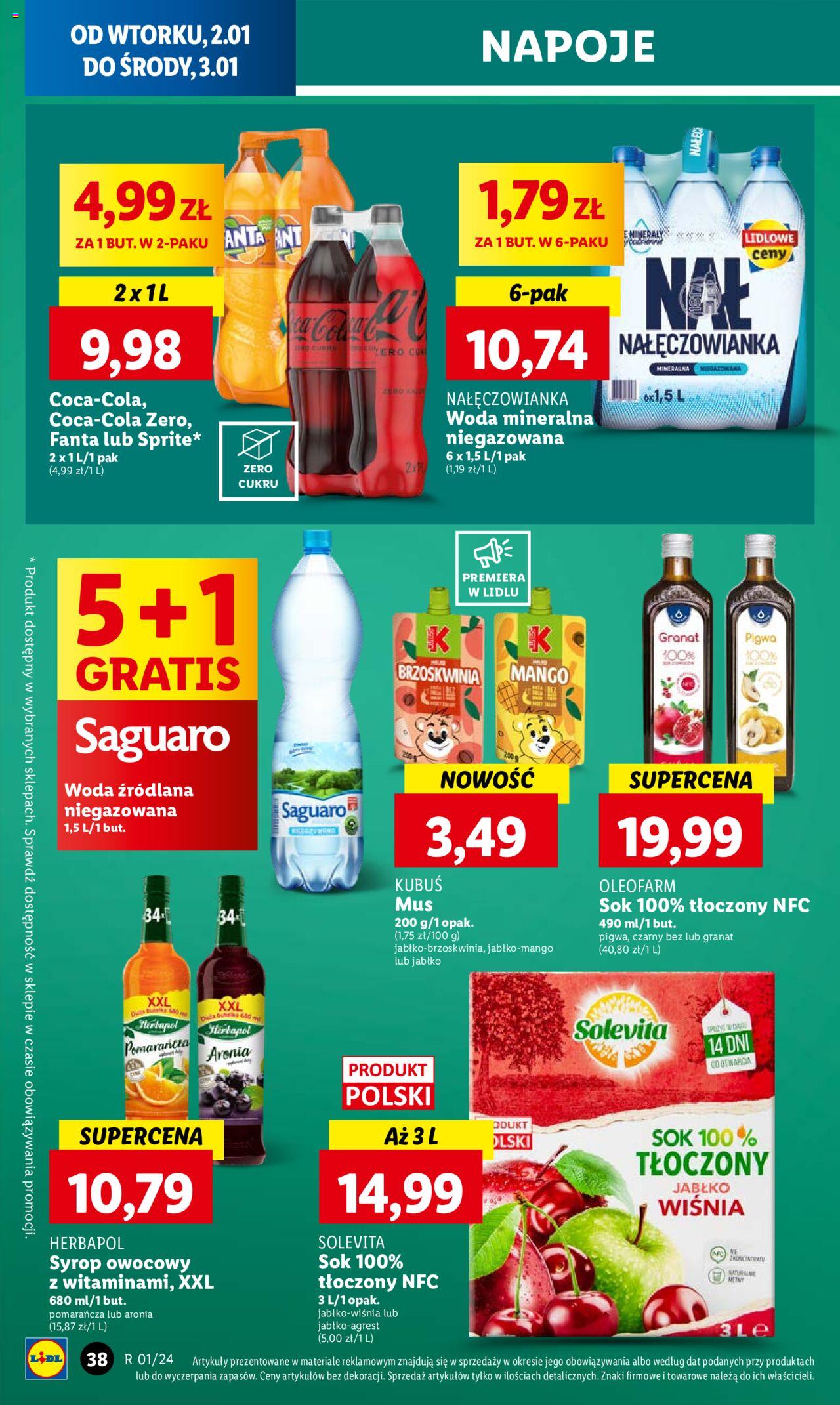 LIDL gazetka ważna od 02.01.2024 do 03.01.2024 strona 35