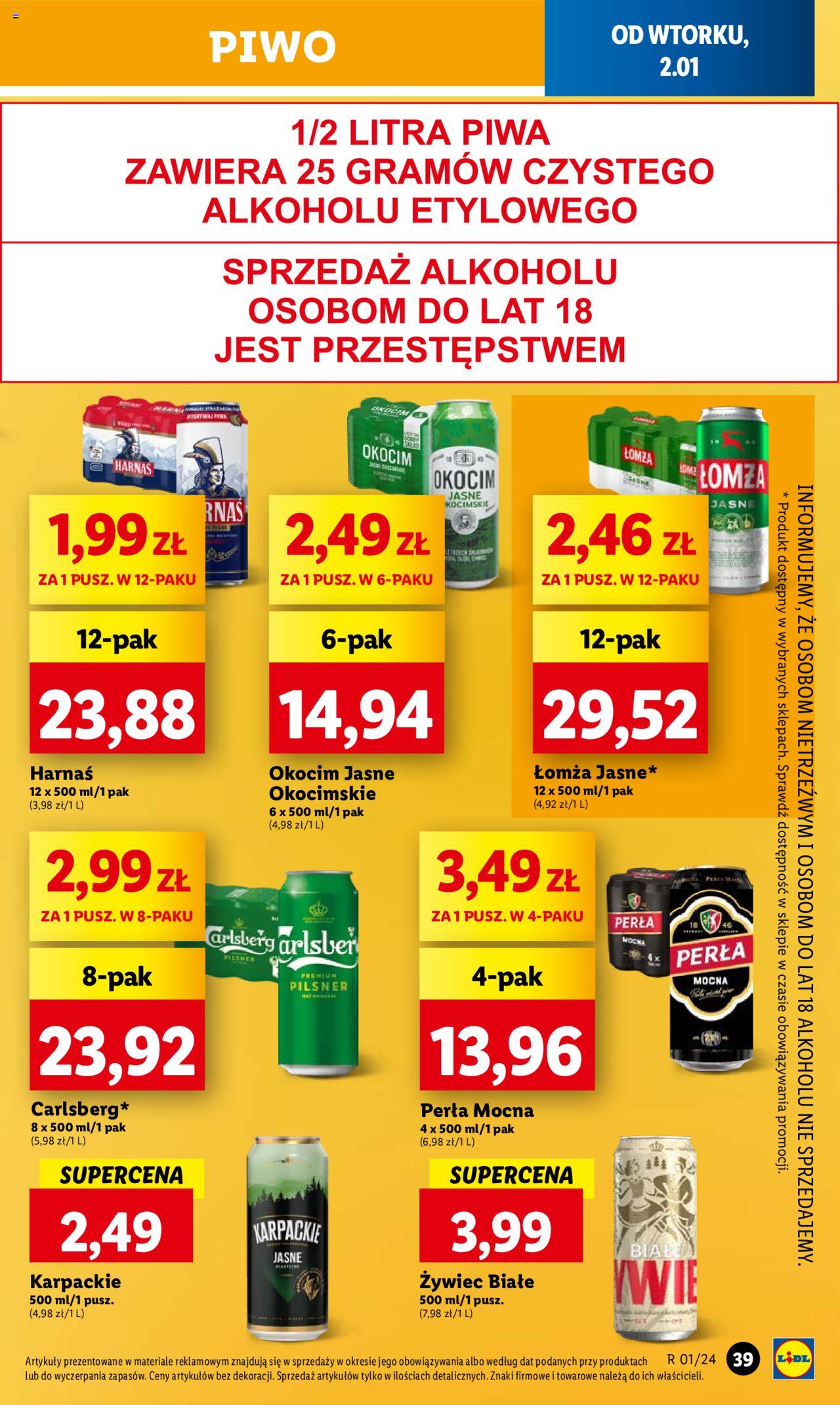 LIDL gazetka ważna od 02.01.2024 do 03.01.2024 strona 36