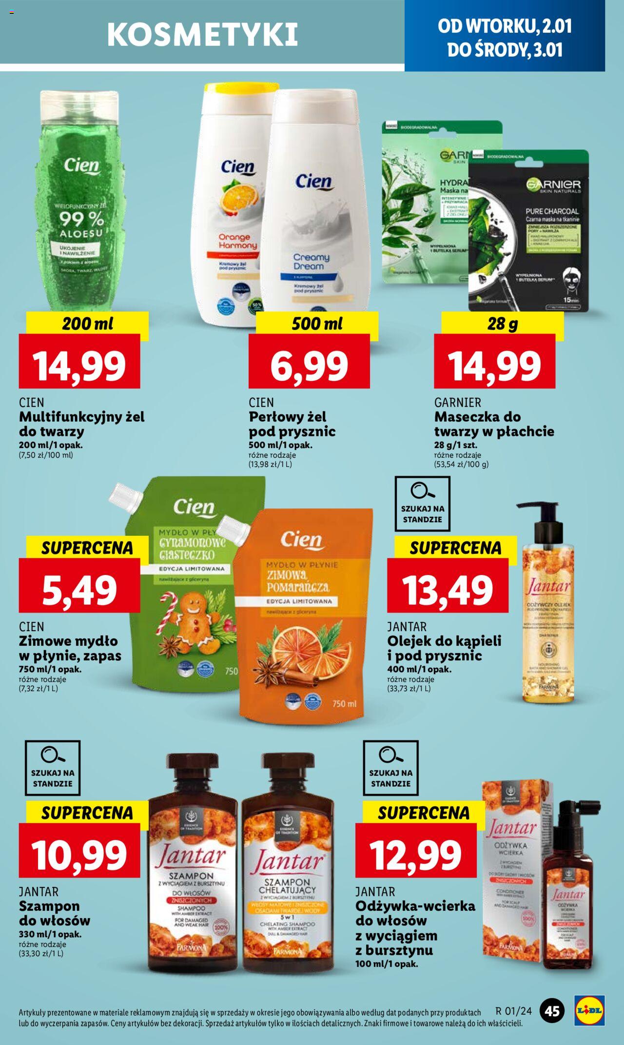 LIDL gazetka ważna od 02.01.2024 do 03.01.2024 strona 42