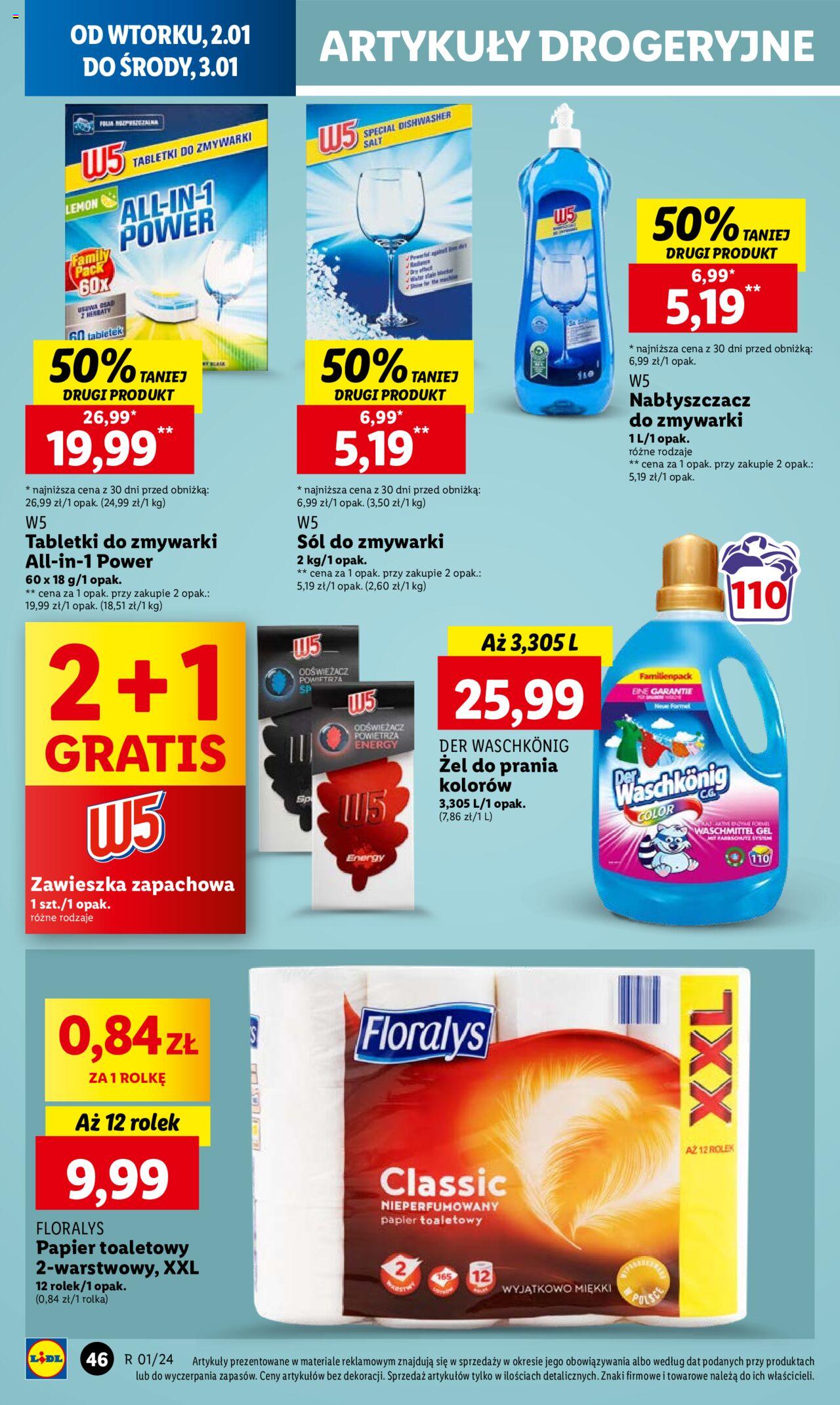 LIDL gazetka ważna od 02.01.2024 do 03.01.2024 strona 43