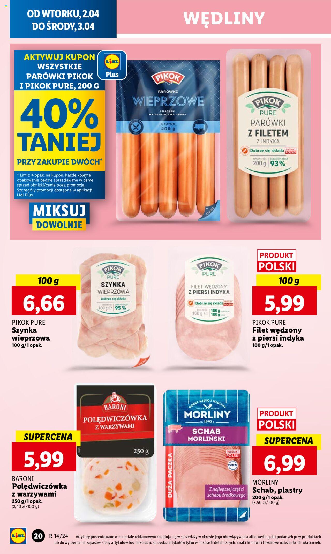 LIDL gazetka ważna od 02.04.2024 do 03.04.2024 strona 22