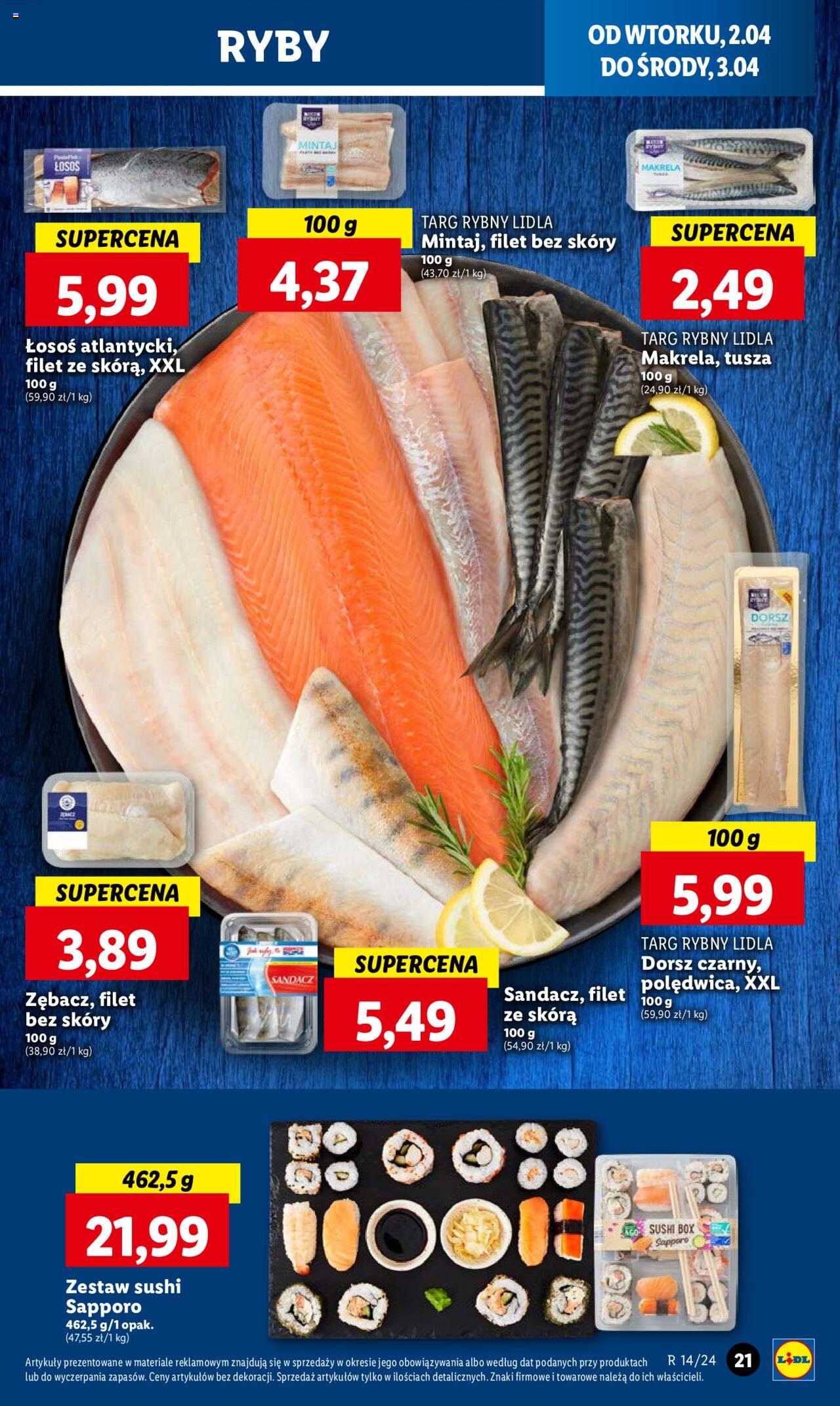 LIDL gazetka ważna od 02.04.2024 do 03.04.2024 strona 23