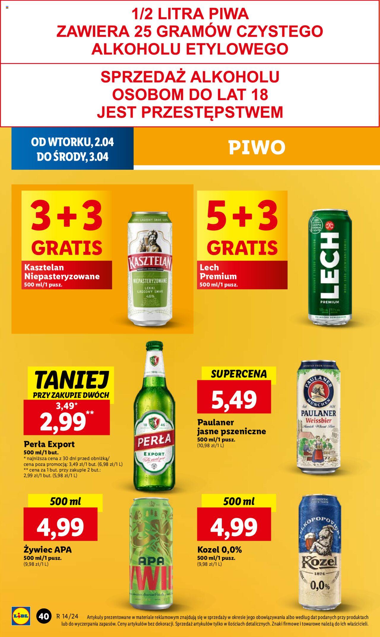 LIDL gazetka ważna od 02.04.2024 do 03.04.2024 strona 44
