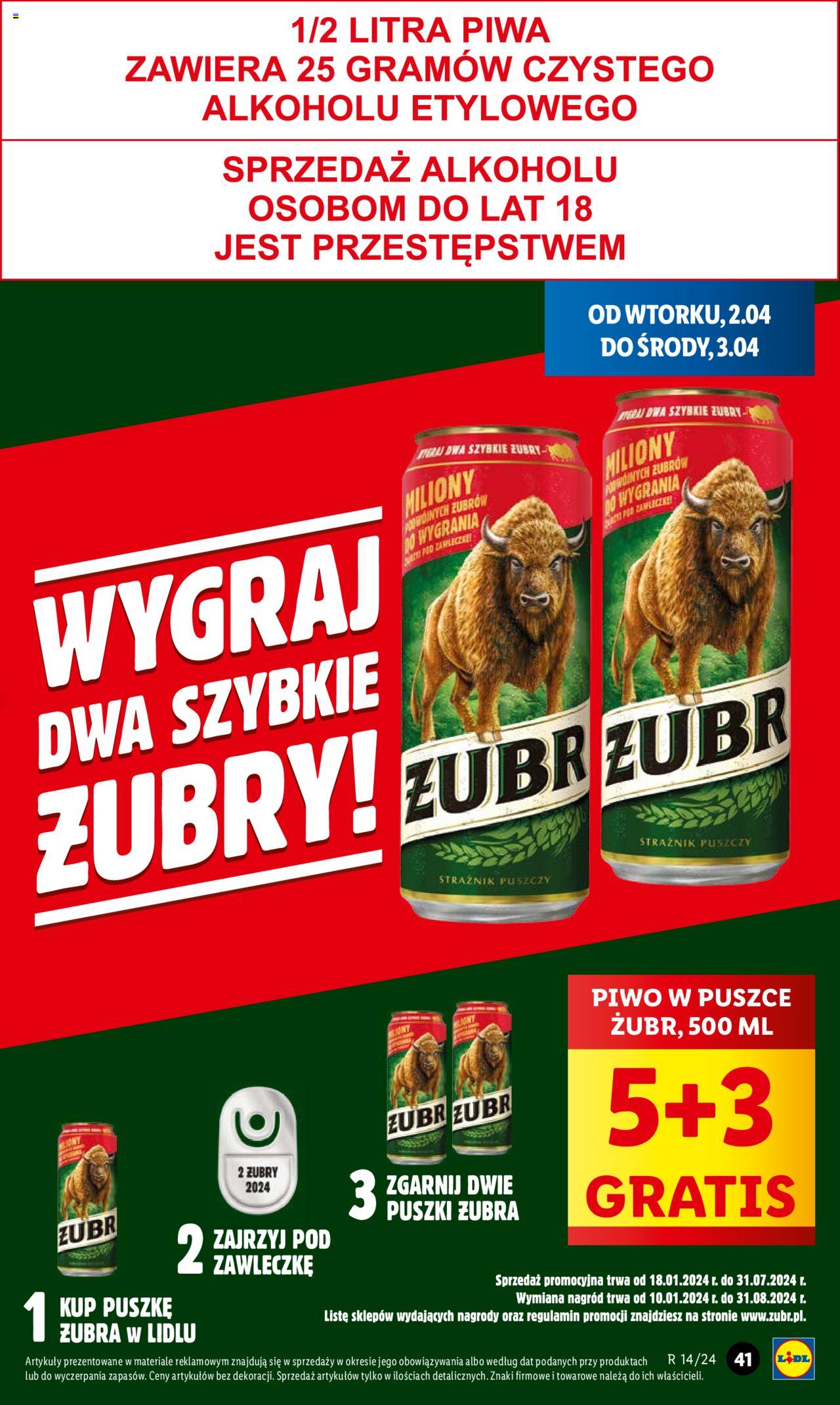 LIDL gazetka ważna od 02.04.2024 do 03.04.2024 strona 45