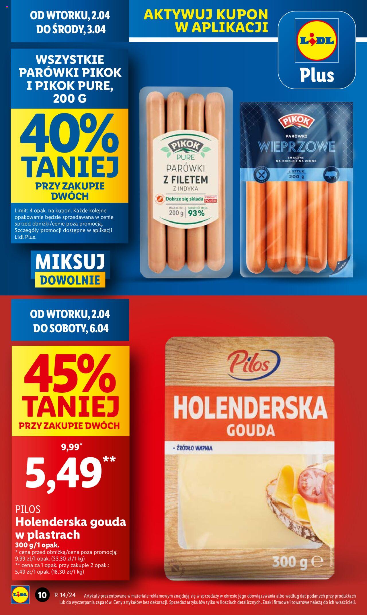 LIDL gazetka ważna od 02.04.2024 do 03.04.2024 strona 10