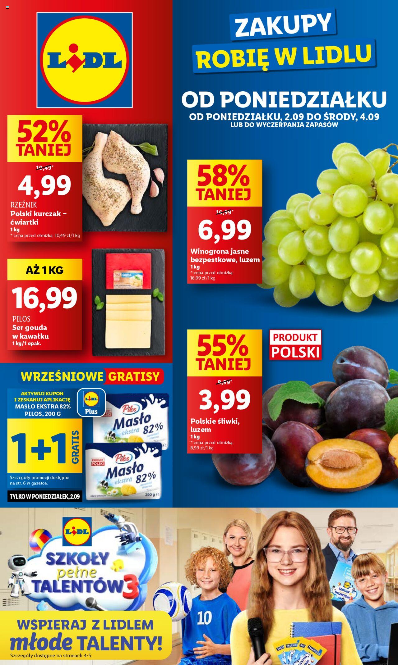 LIDL  gazetka ważna od 02.09.2024 do 04.09.2024 strona 1