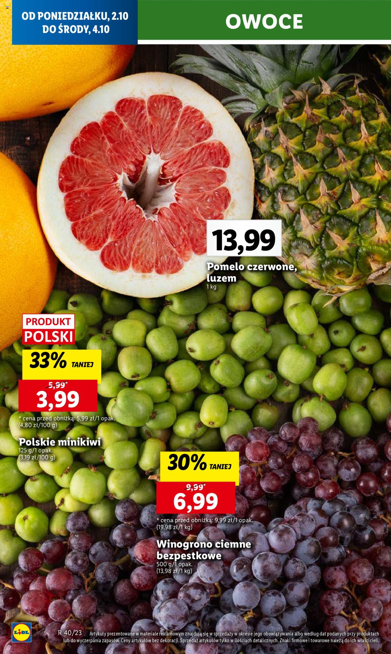 LIDL gazetka ważna od 02.10.2023 do 04.10.2023 strona 20