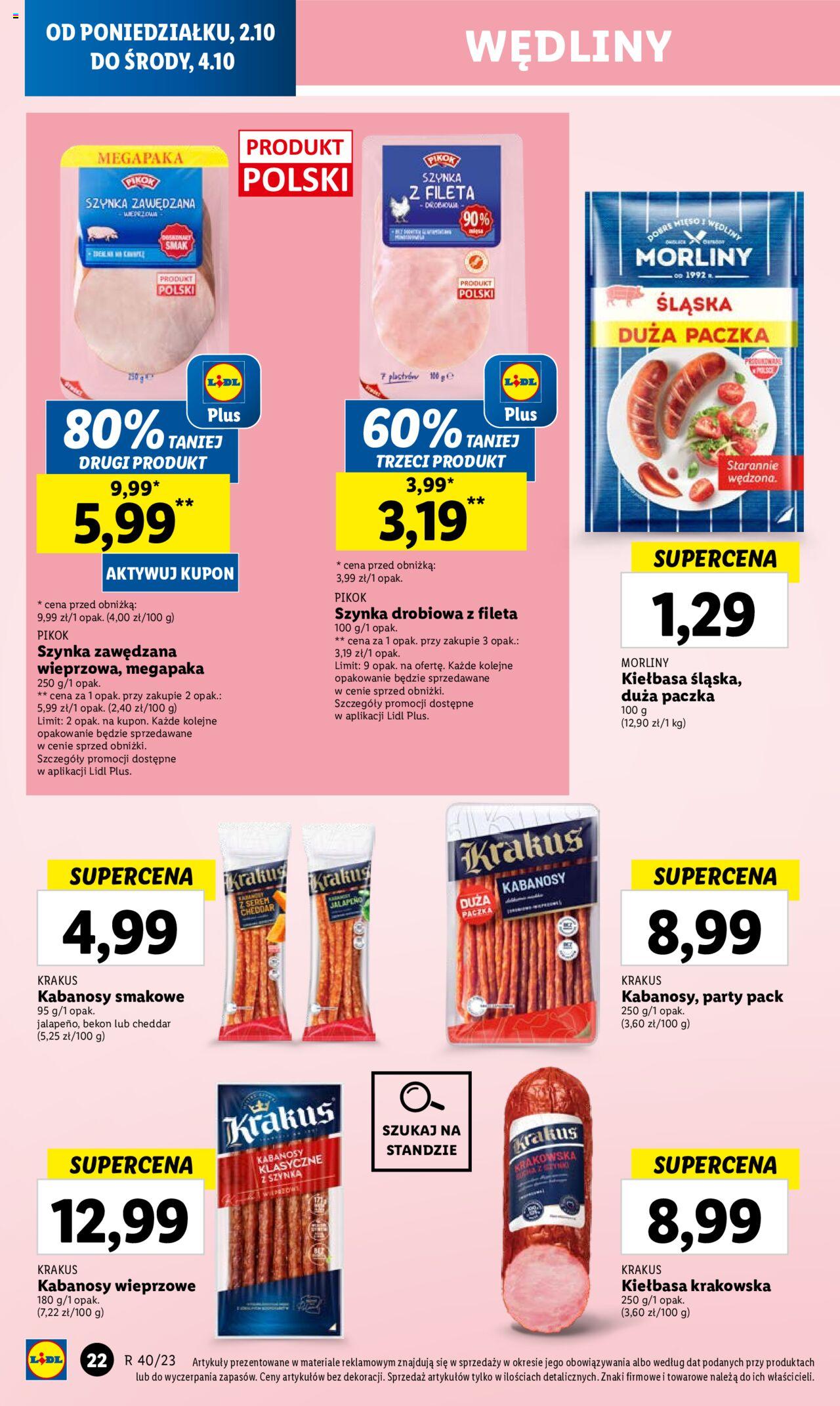 LIDL gazetka ważna od 02.10.2023 do 04.10.2023 strona 30