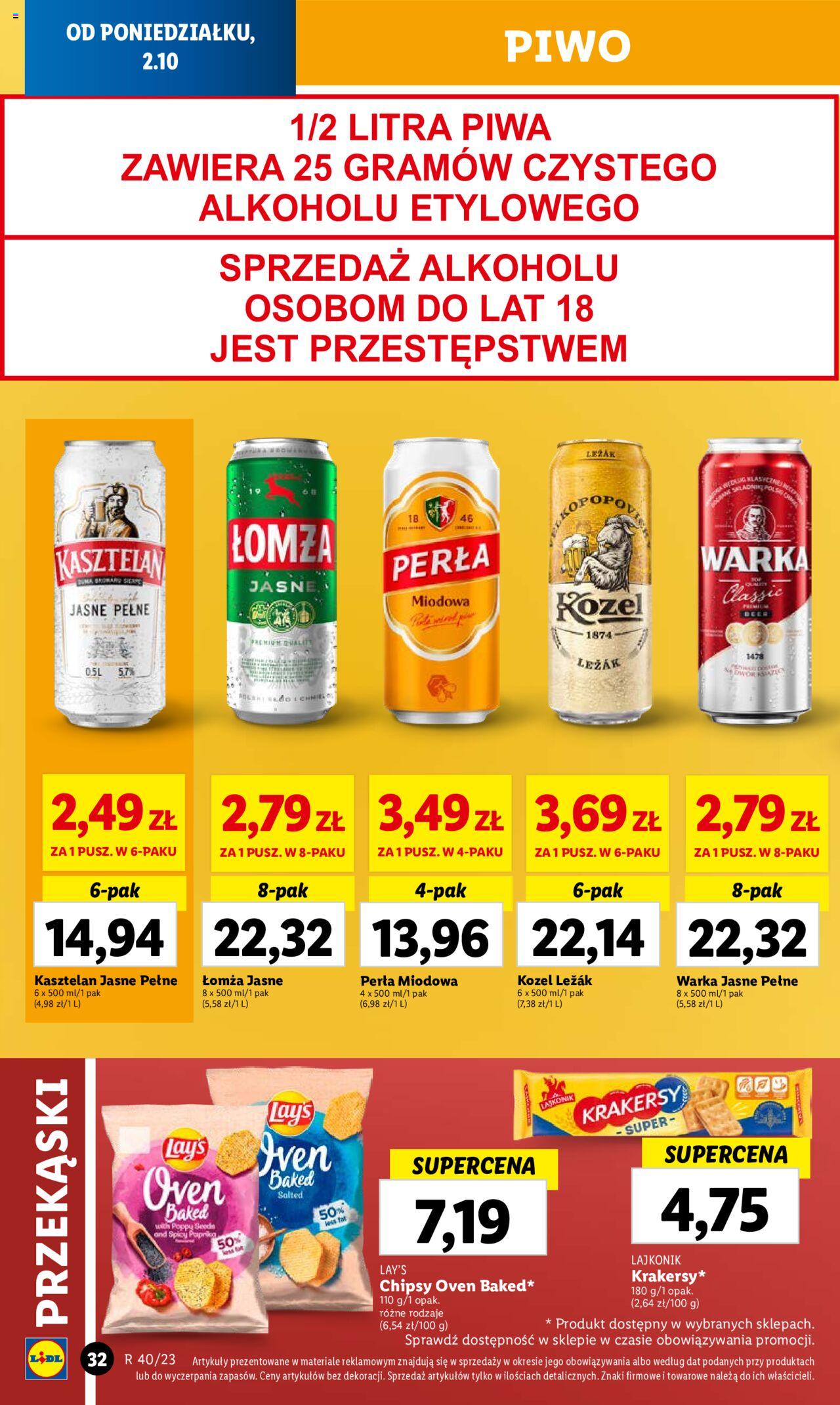LIDL gazetka ważna od 02.10.2023 do 04.10.2023 strona 40