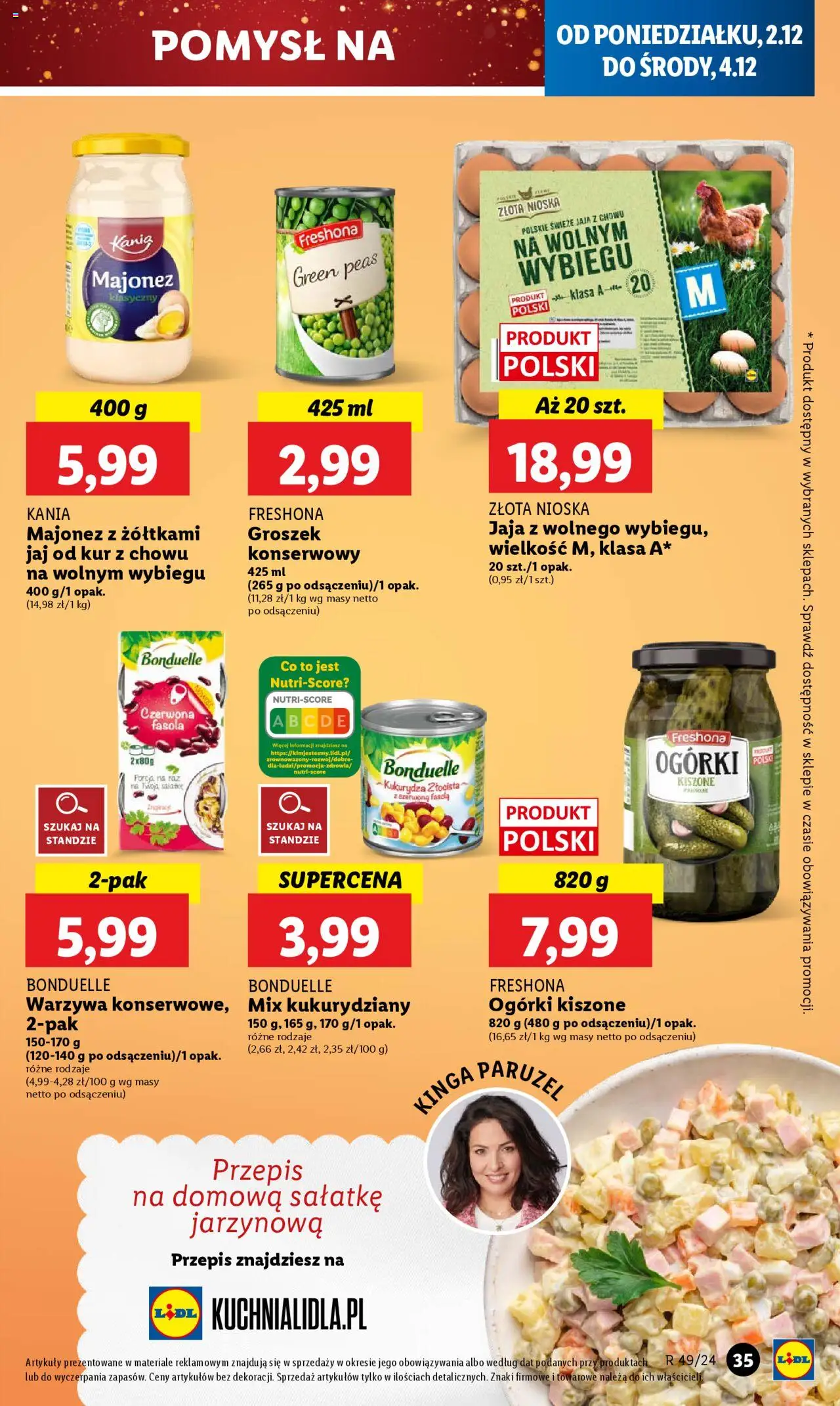 Lidl gazetka ważna od 02.12.2024 do 04.12.2024 strona 34