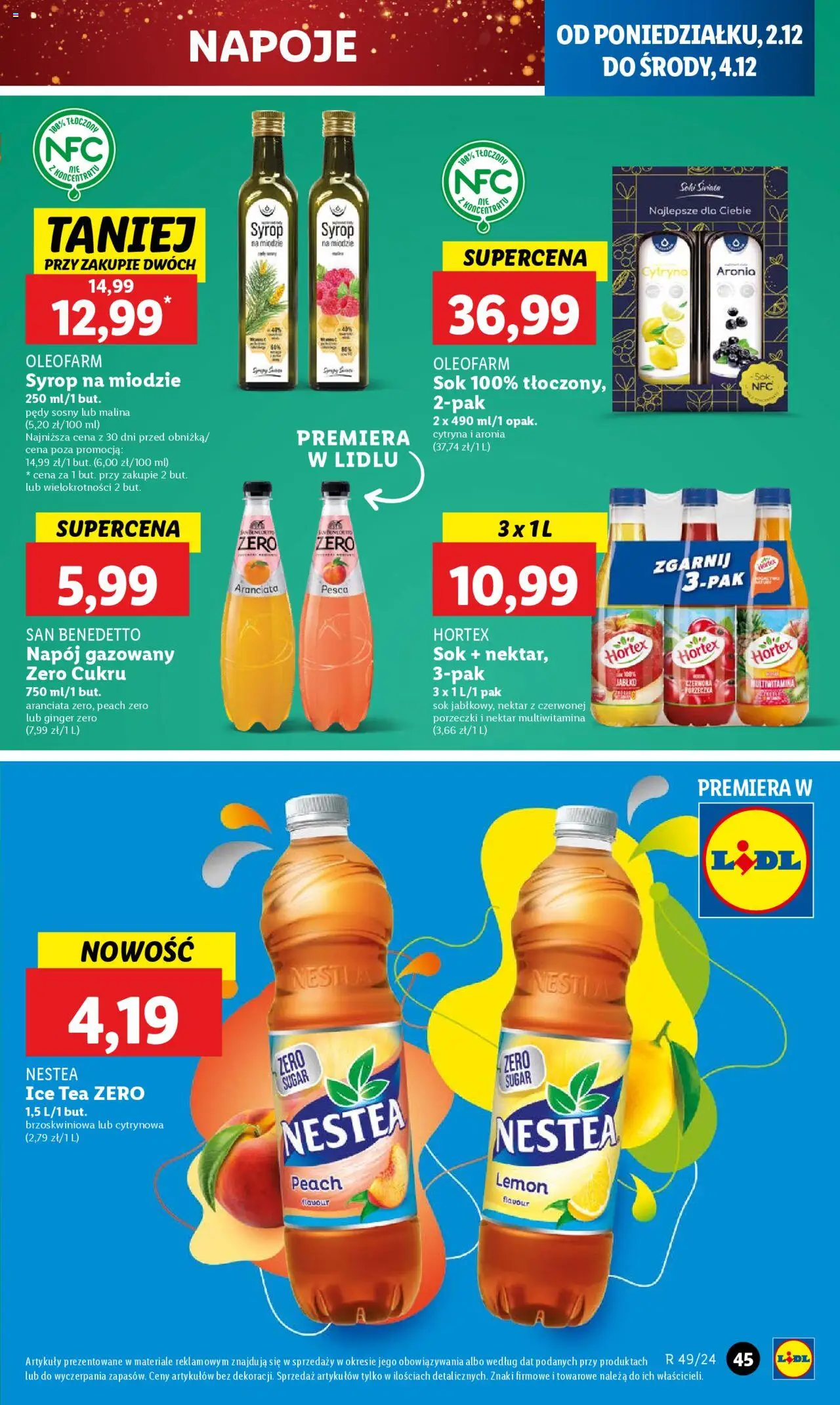 Lidl gazetka ważna od 02.12.2024 do 04.12.2024 strona 44