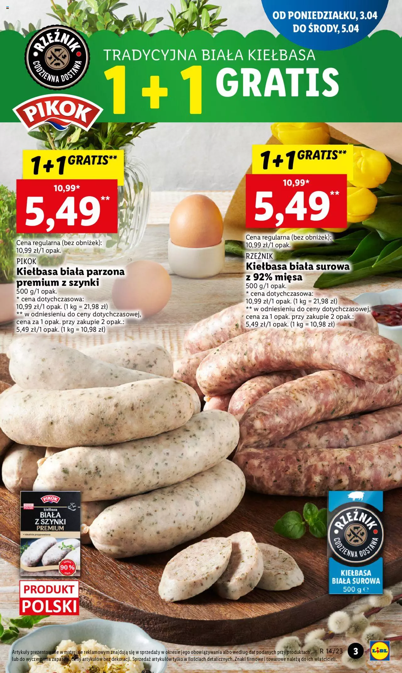 LIDL gazetka ważna od 03.04.2023 do 05.04.2023 strona 3