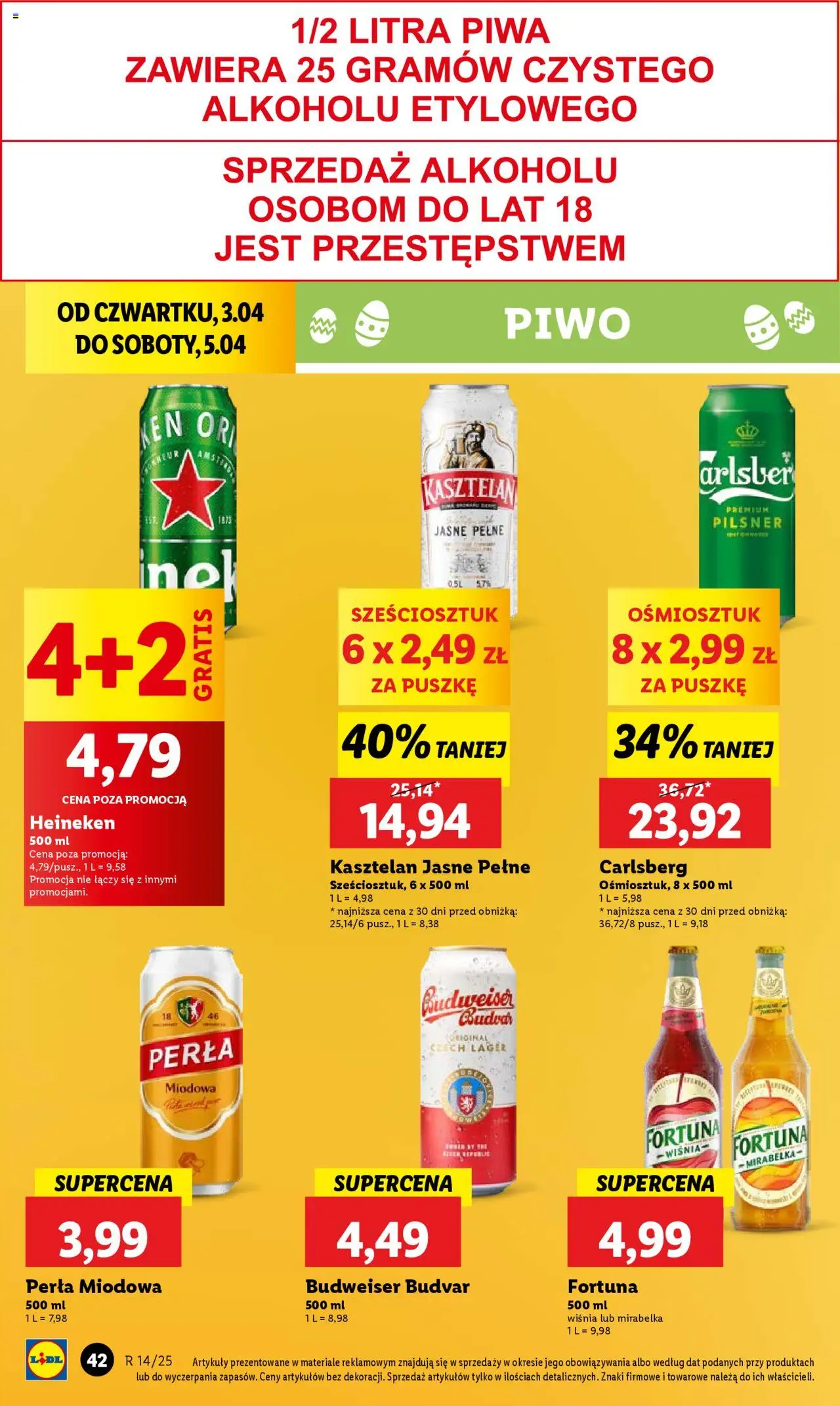 LIDL gazetka ważna od 03.04.2025 do 05.04.2025 strona 44
