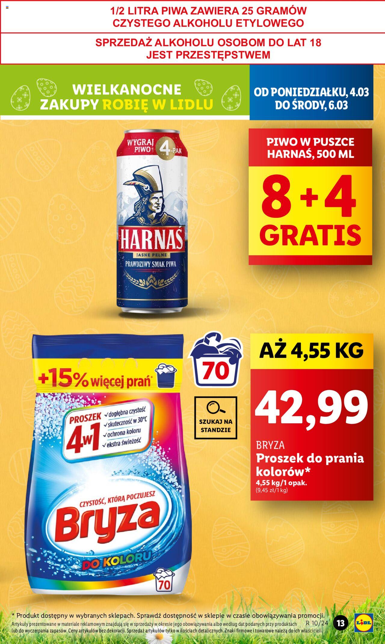 LIDL gazetka ważna od 04.03.2024 do 06.03.2024 strona 13