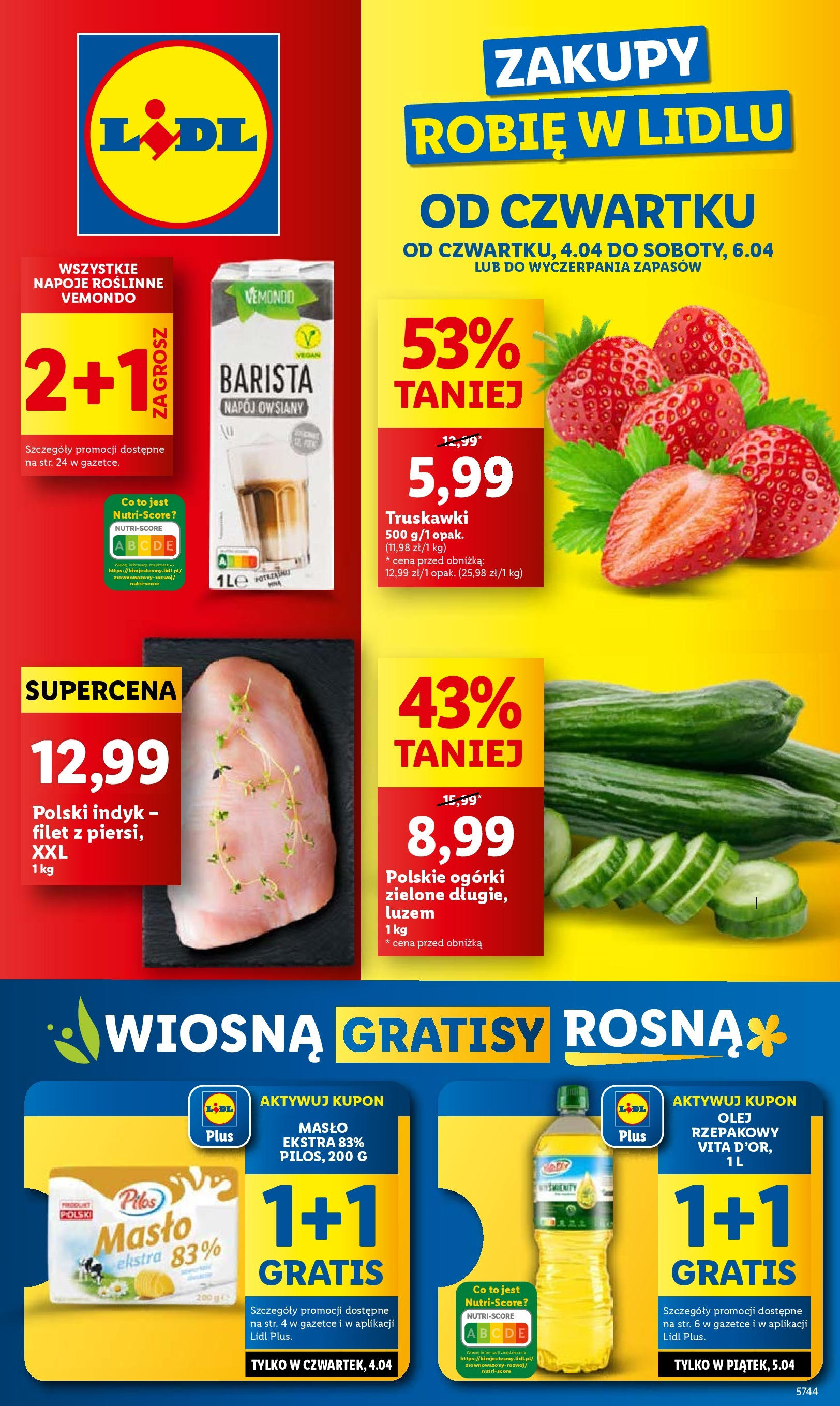 LIDL gazetka ważna od 04.04.2024 do 06.04.2024 strona 1