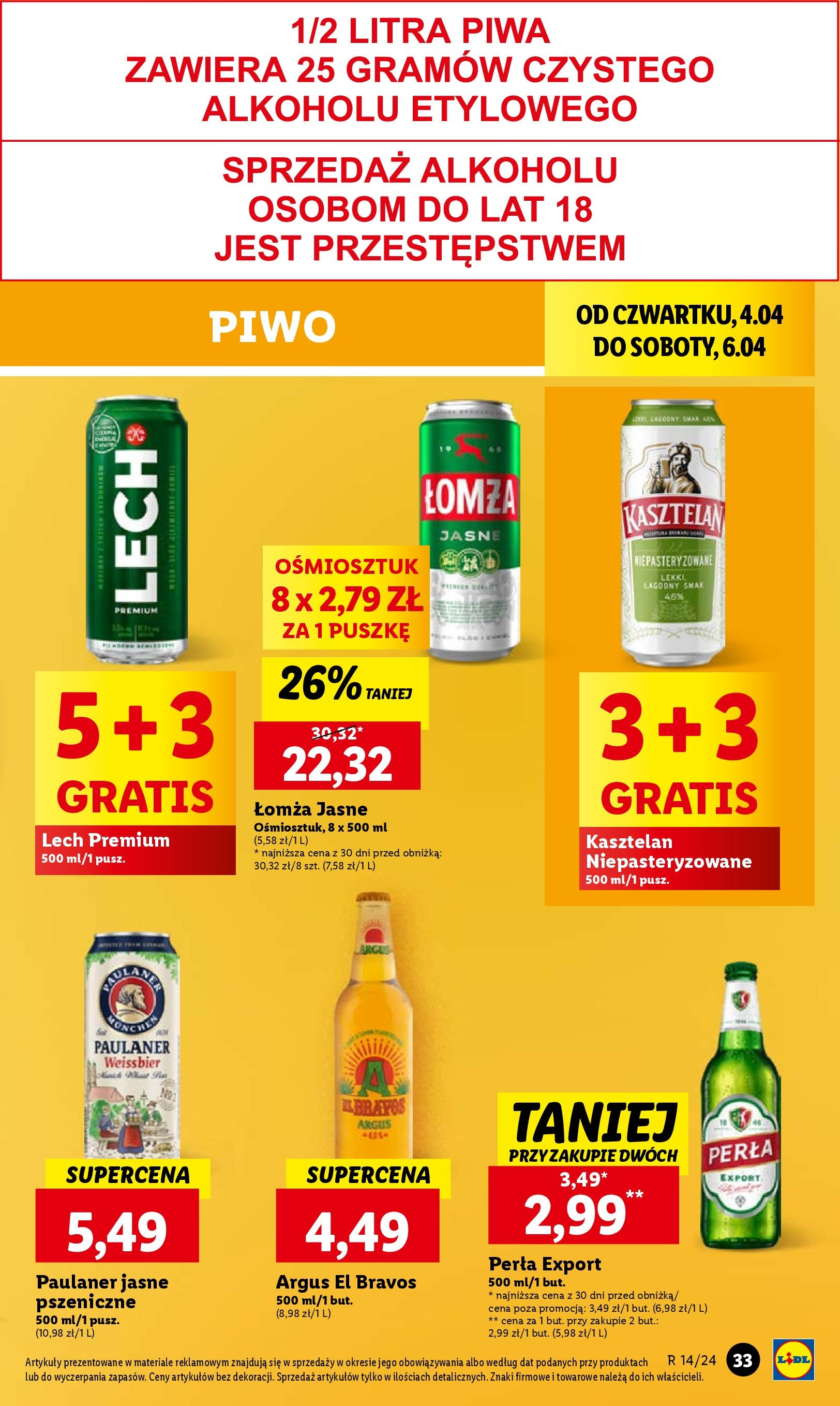 LIDL gazetka ważna od 04.04.2024 do 06.04.2024 strona 31