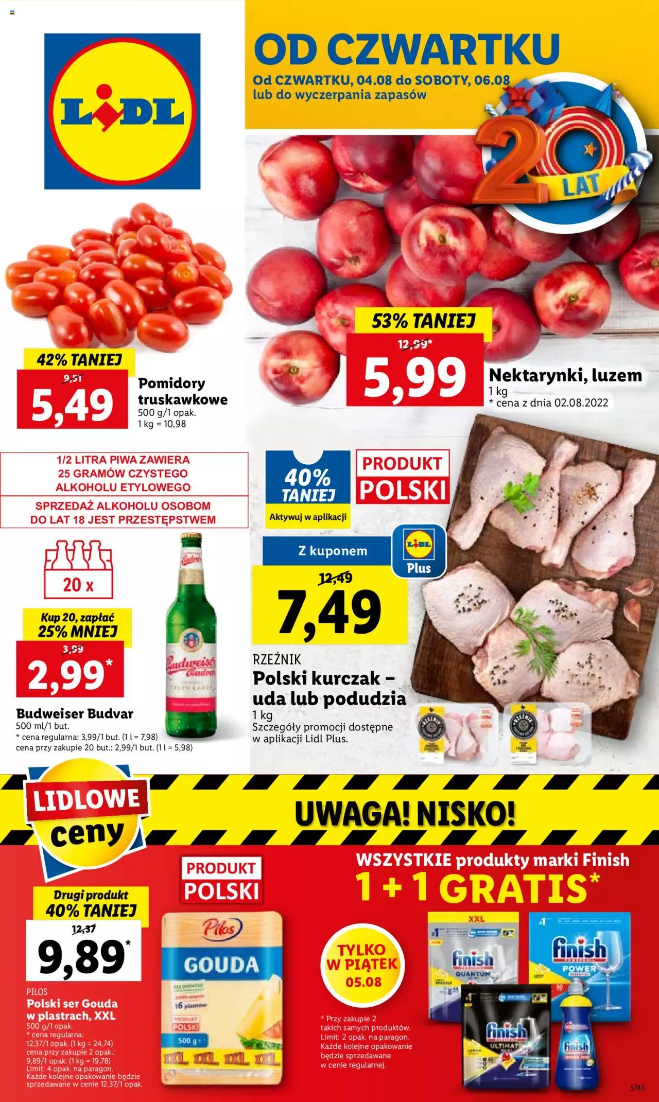 Lidl gazetka ważna od 04.08.2022 do 06.08.2022 strona 1