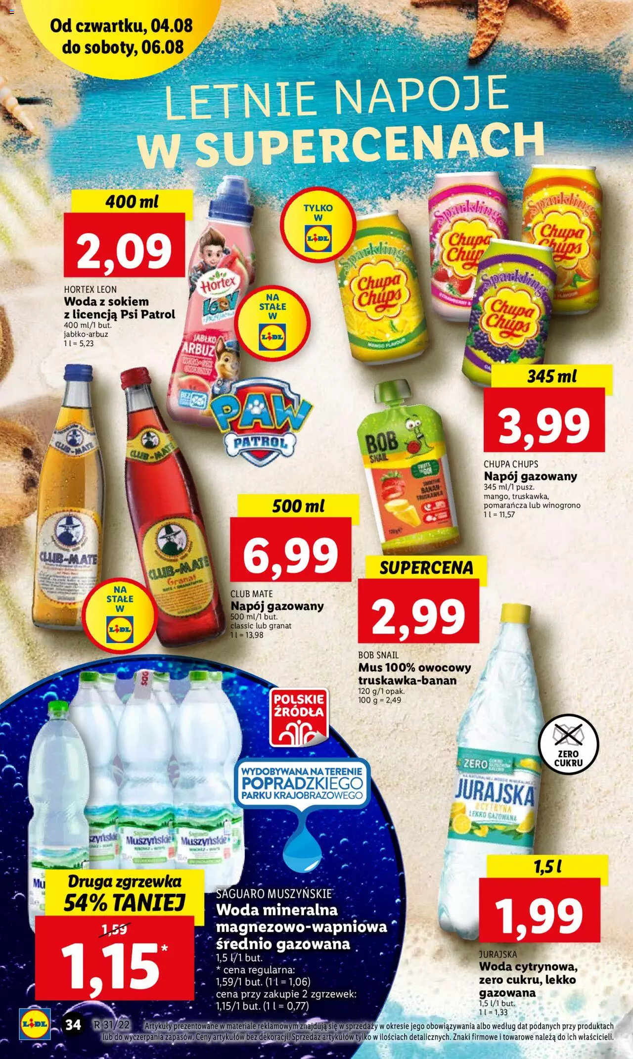 Lidl gazetka ważna od 04.08.2022 do 06.08.2022 strona 34