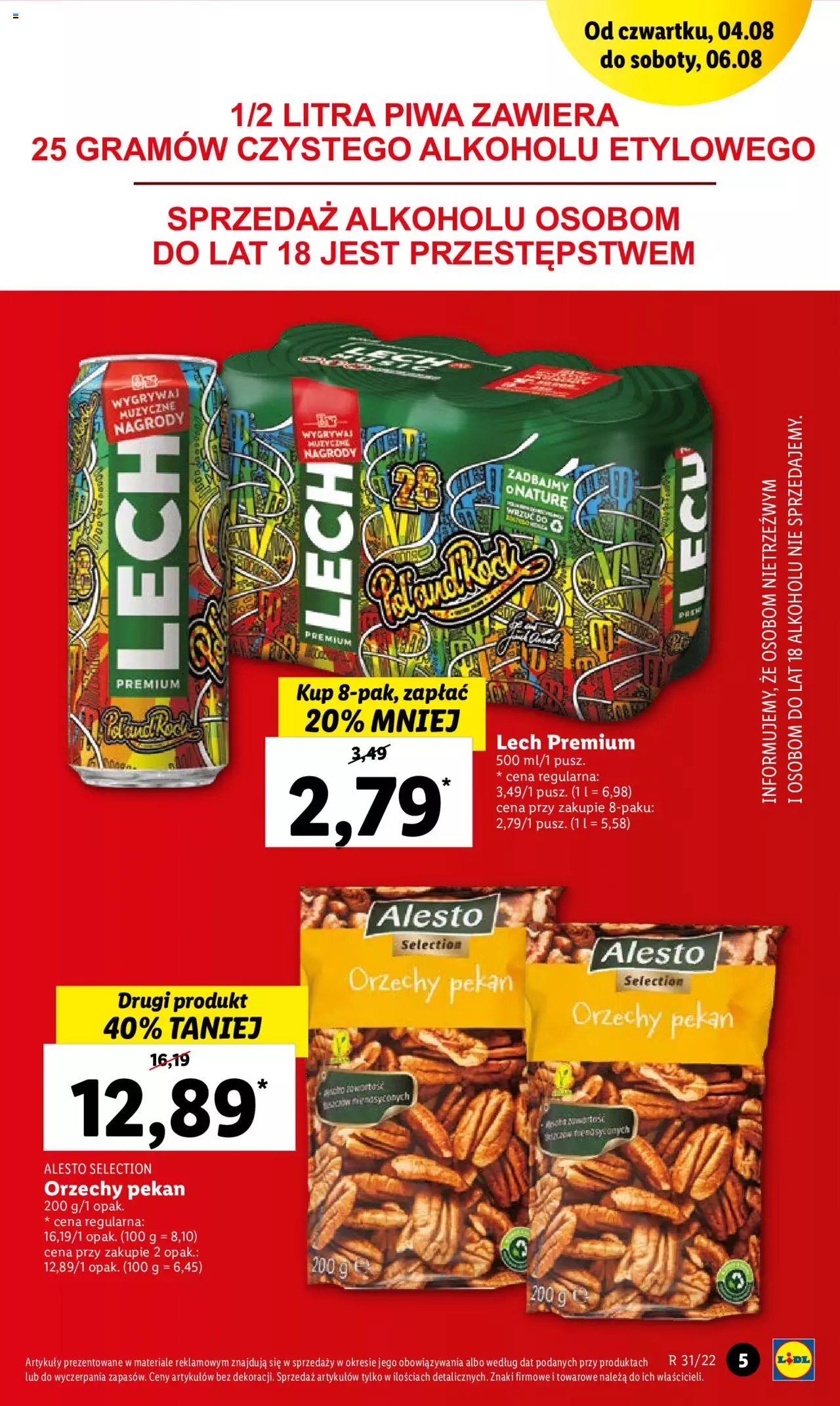 Lidl gazetka ważna od 04.08.2022 do 06.08.2022 strona 5