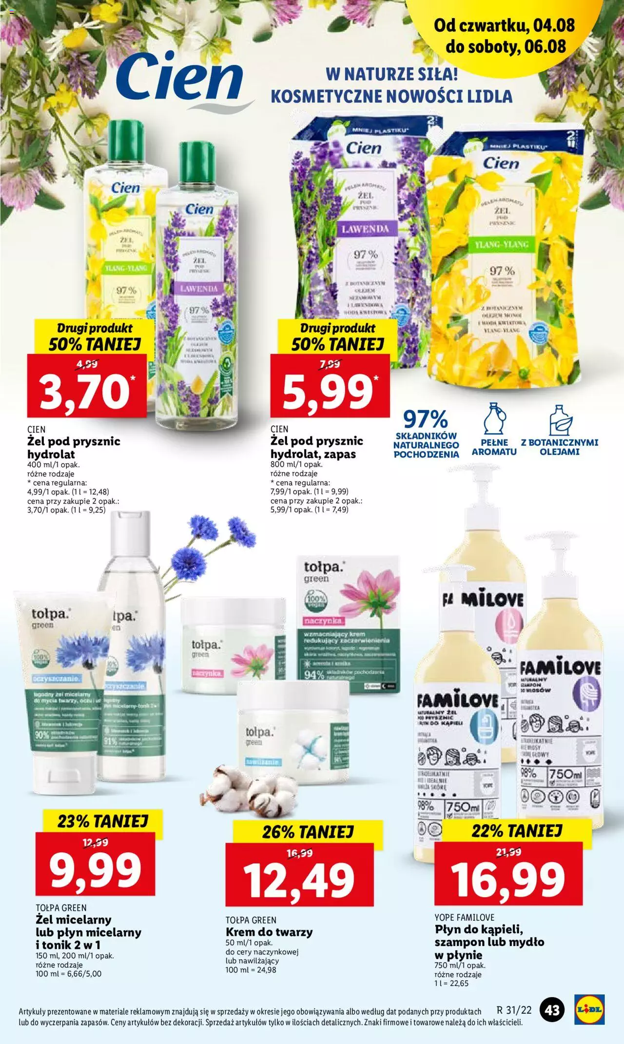 Lidl gazetka ważna od 04.08.2022 do 06.08.2022 strona 43