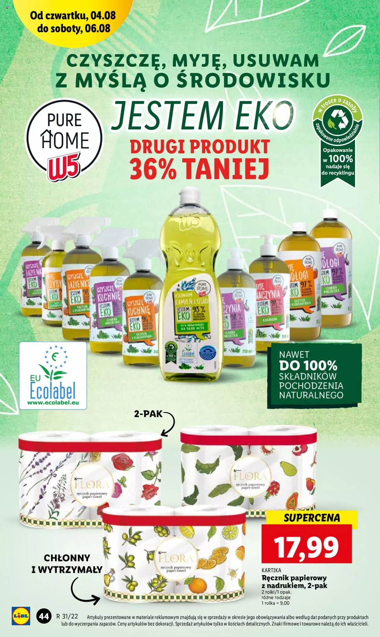 Lidl gazetka ważna od 04.08.2022 do 06.08.2022 strona 44