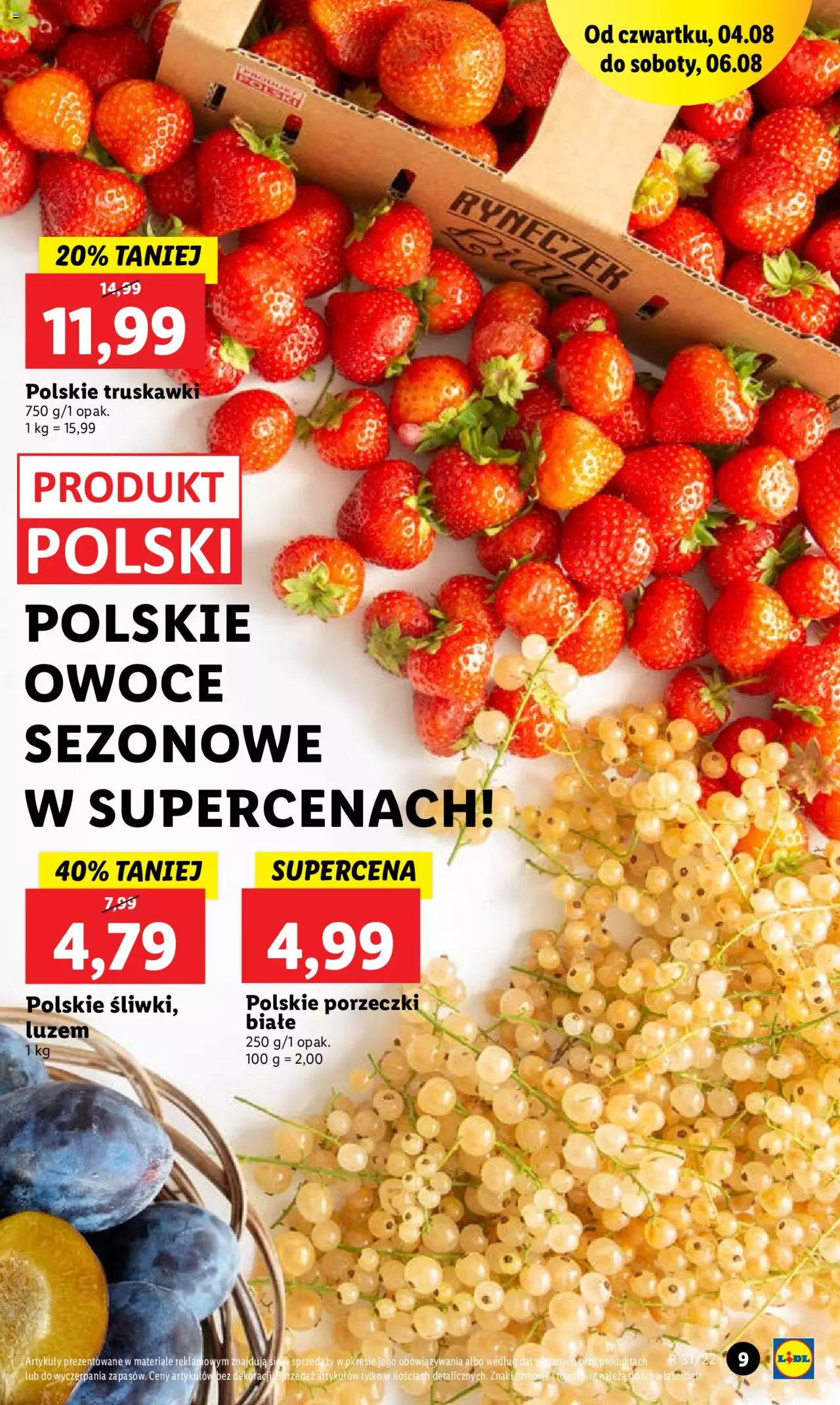 Lidl gazetka ważna od 04.08.2022 do 06.08.2022 strona 9
