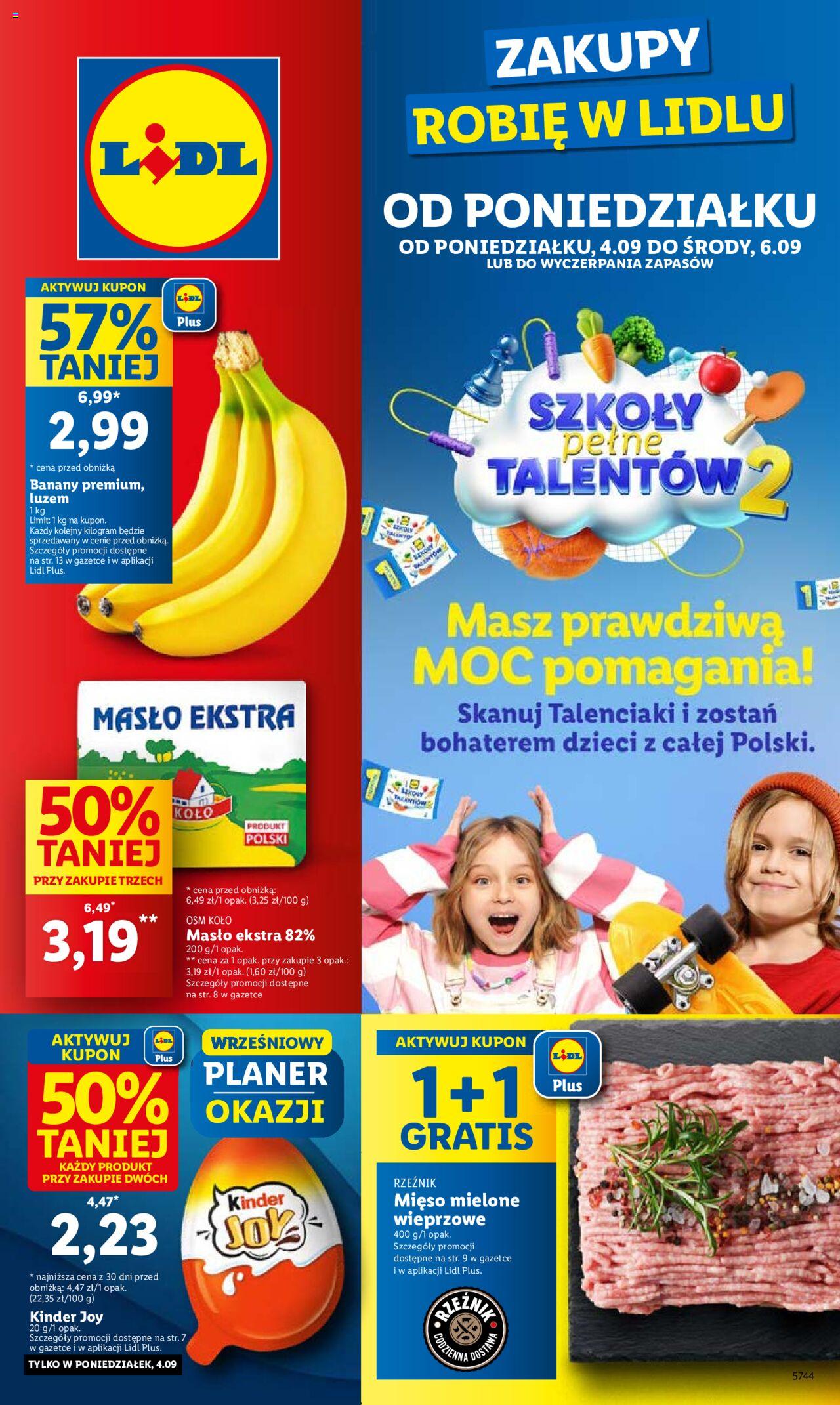LIDL gazetka ważna od 04.09.2023 do 06.09.2023 strona 1