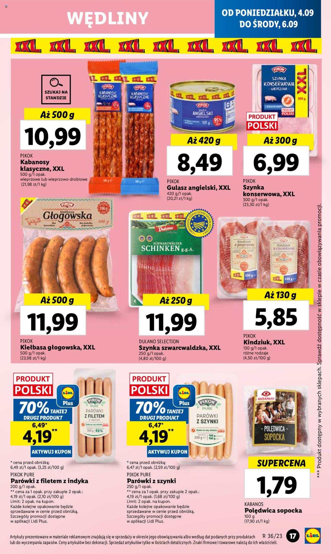 LIDL gazetka ważna od 04.09.2023 do 06.09.2023 strona 31