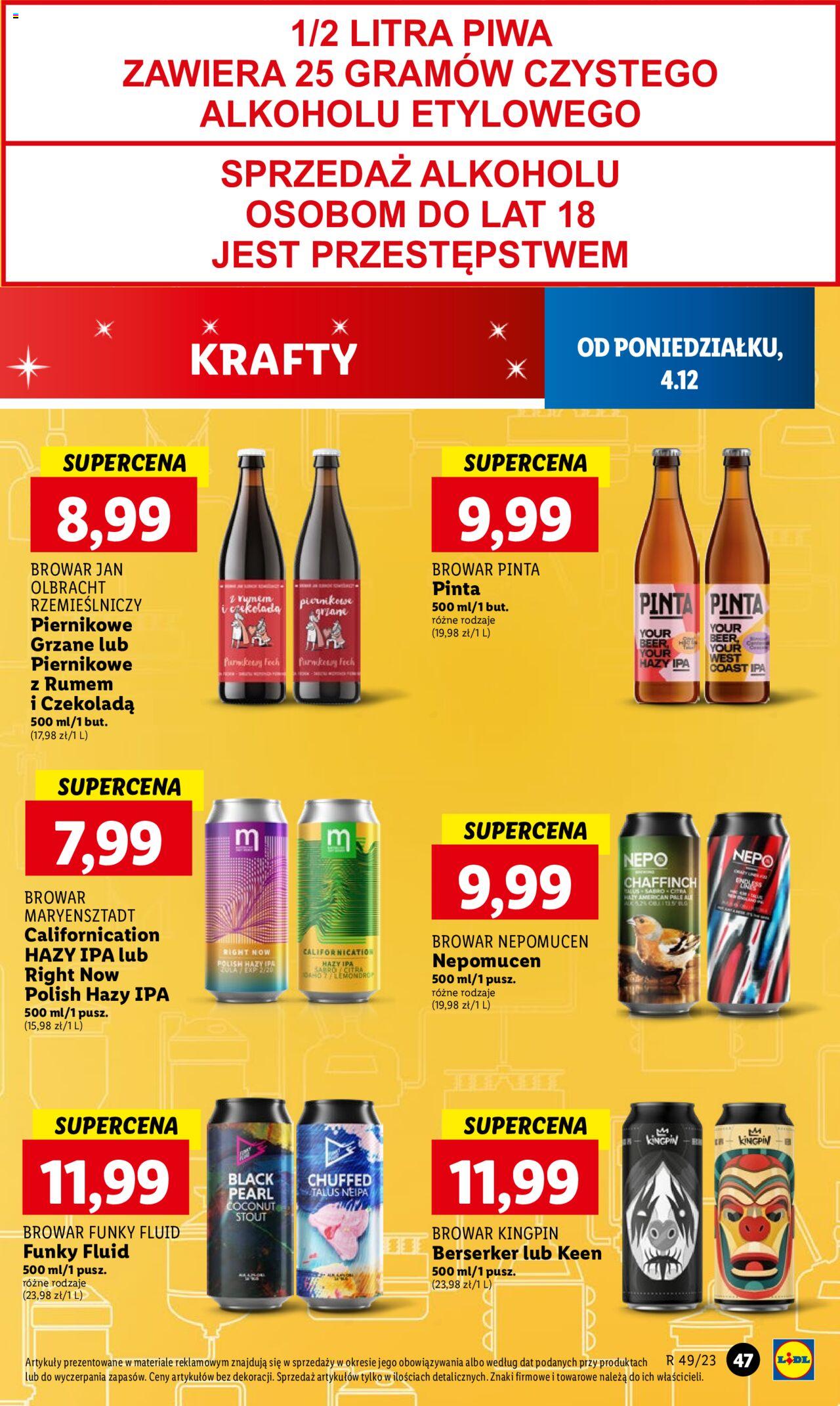 Lidl gazetka ważna od 04.12.2023 do 06.12.2023 strona 52